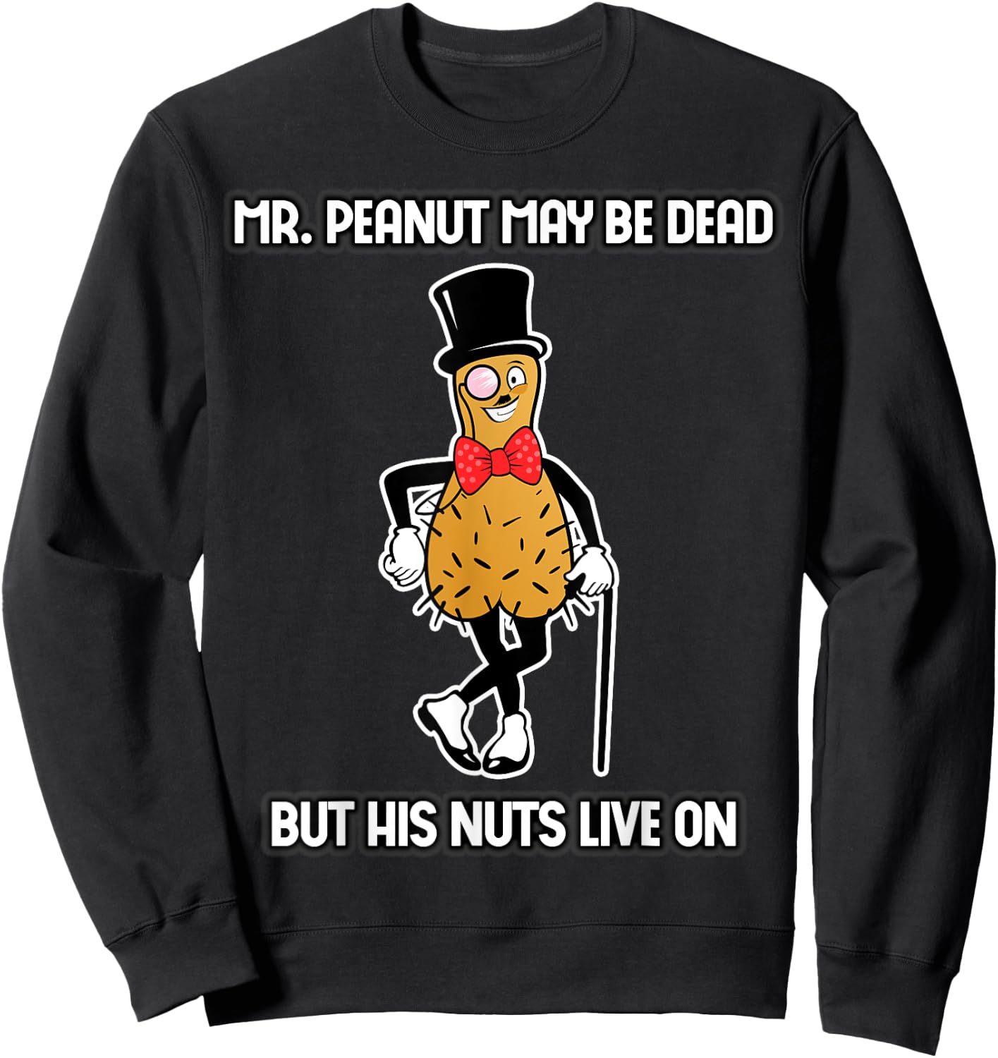 MR Alabama Peanut funny Sweatshirt - Sweatshirt | Black