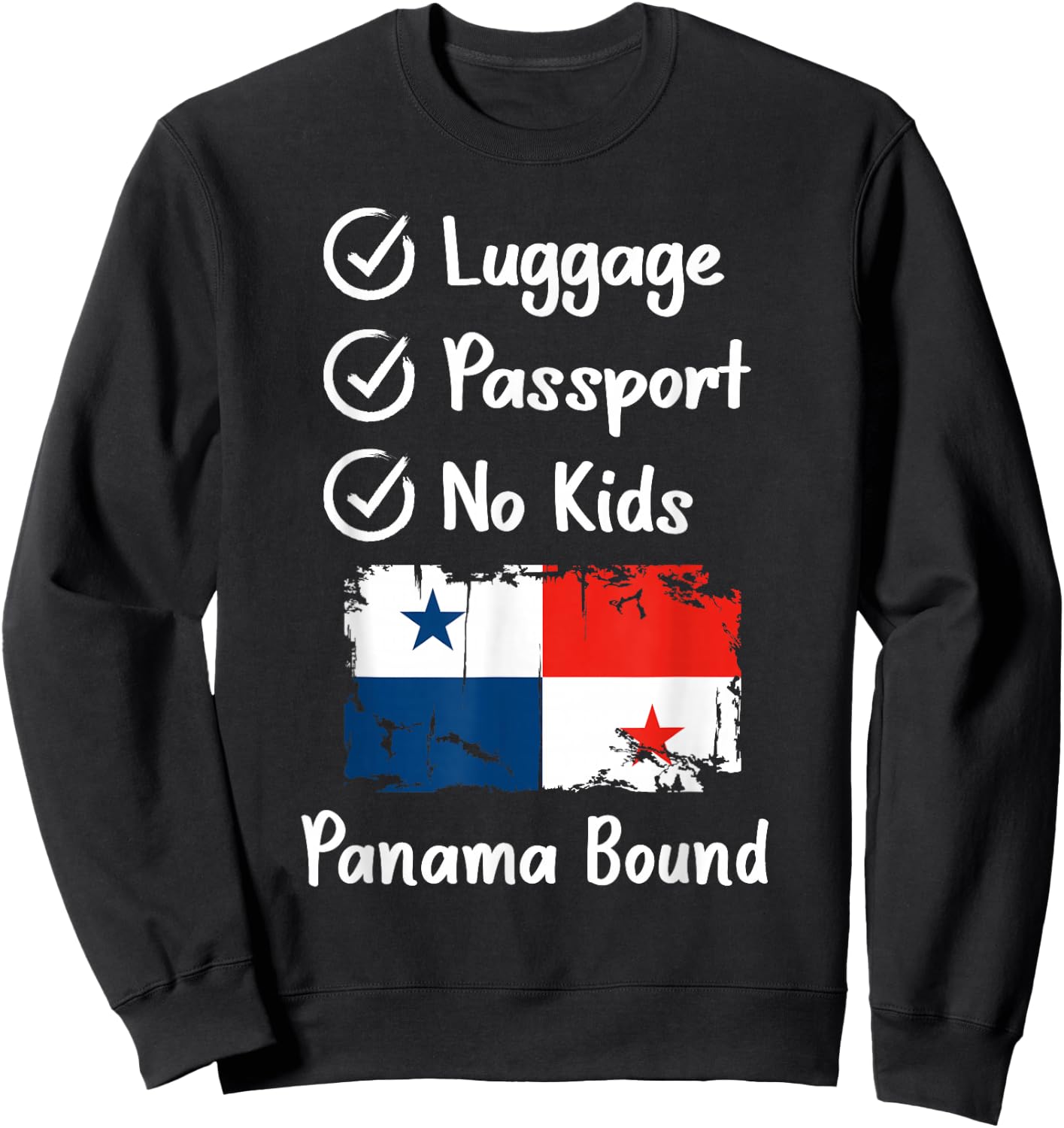 Panama Travel Panamanian Trip Panama Vacation Sweatshirt - Sweatshirt | Black