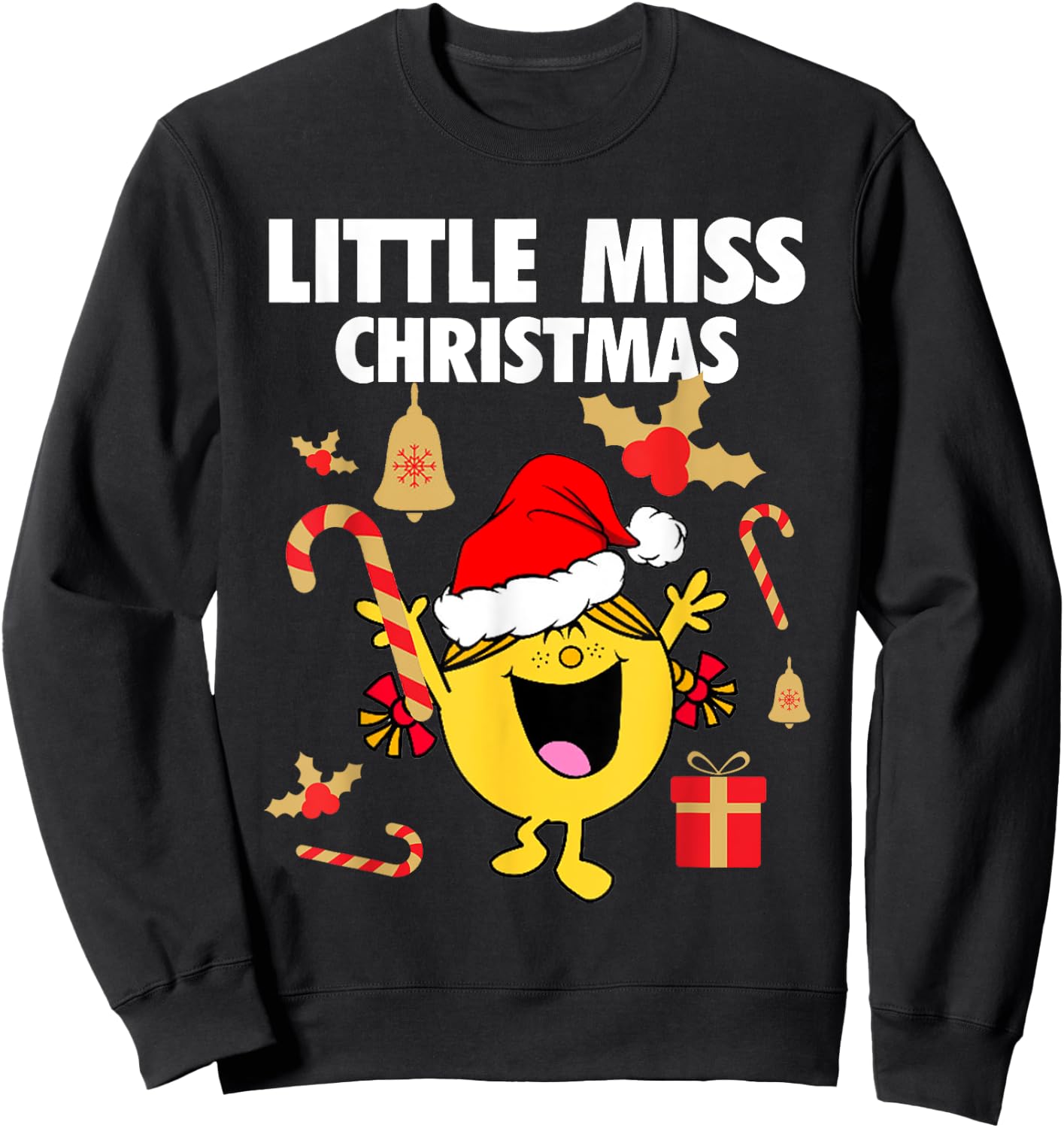 Little Miss Christmas Sweatshirt - Sweatshirt | Black