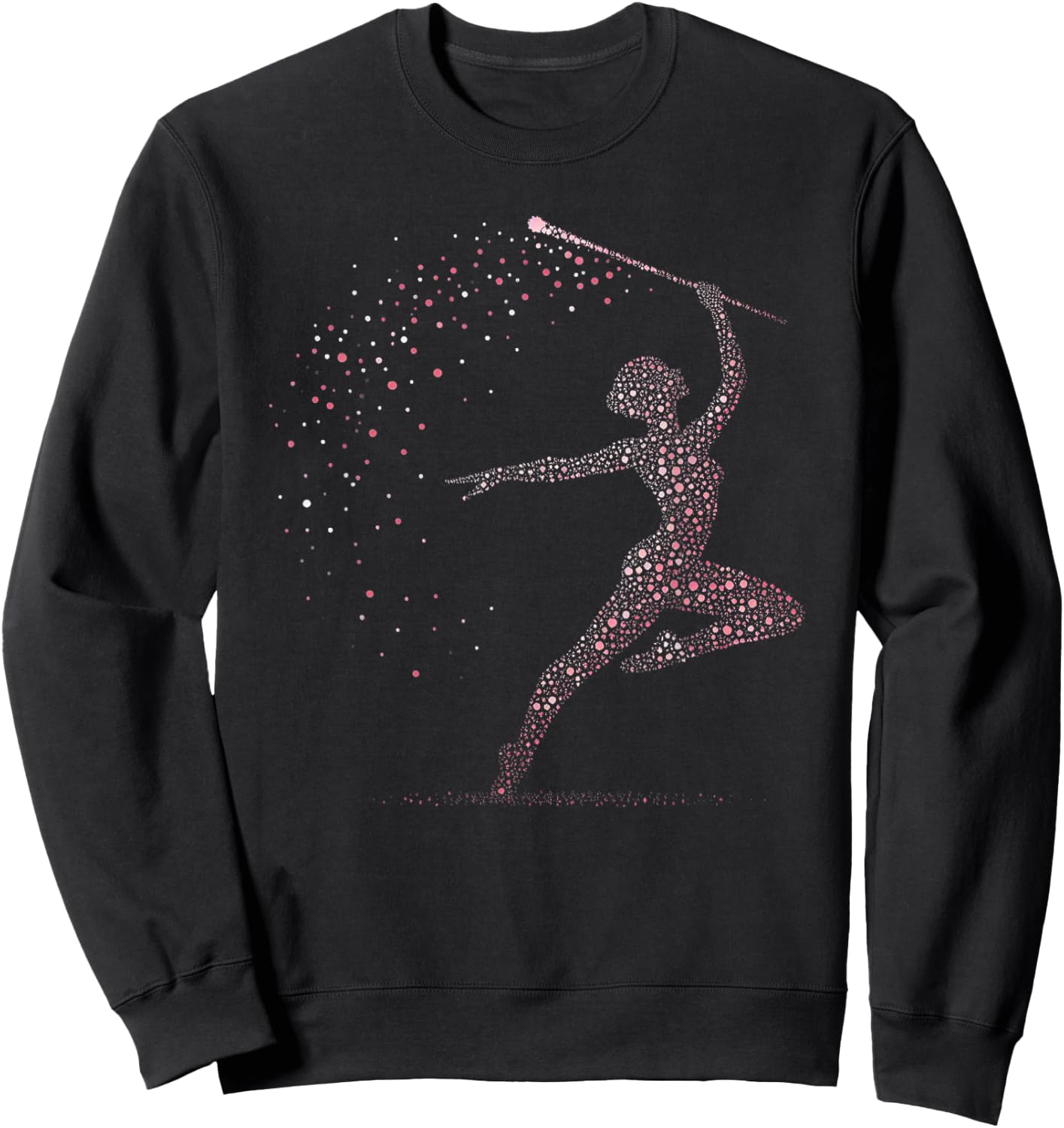 Baton Twirling Girl Sweatshirt - Sweatshirt | Black