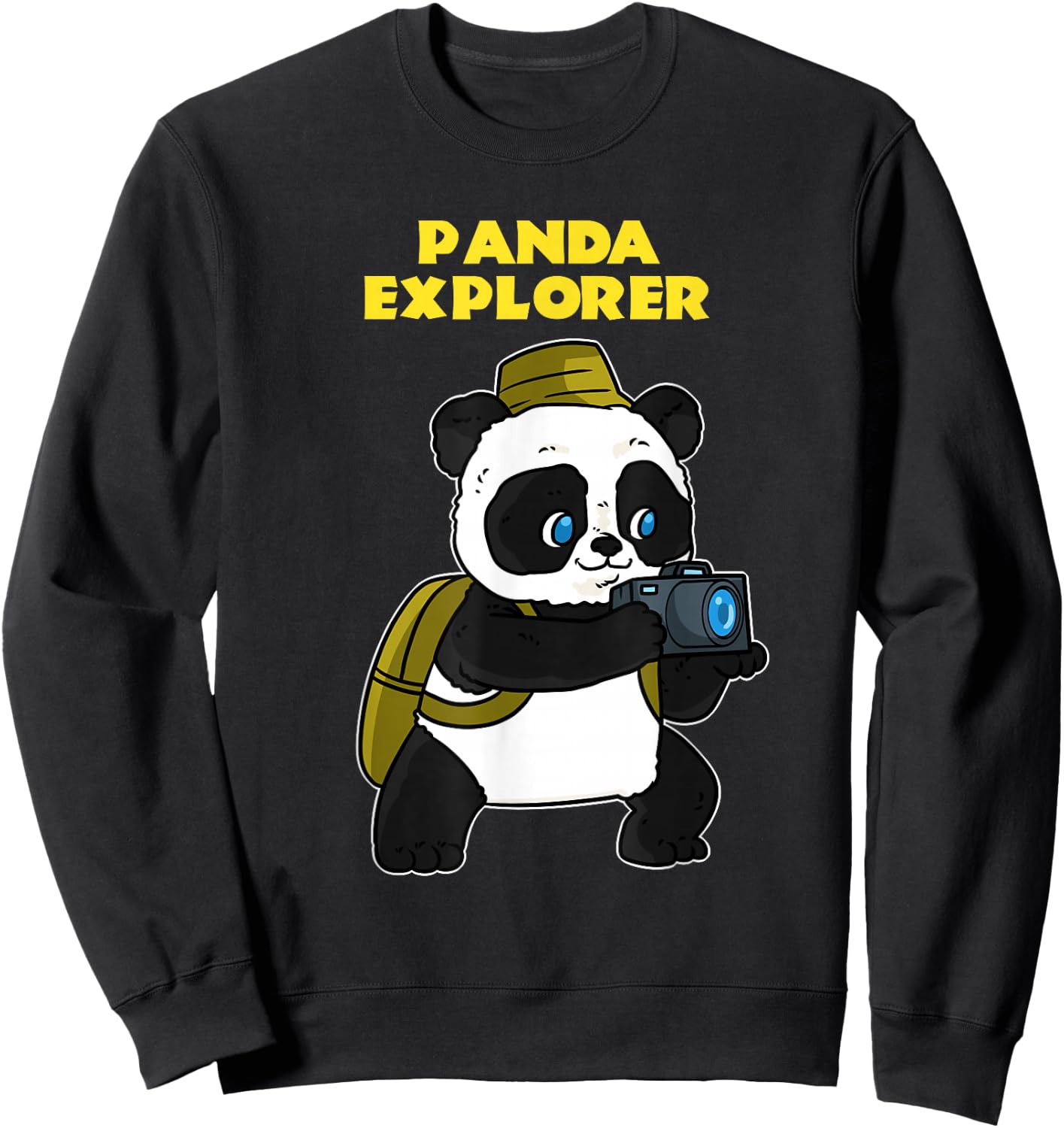 Panda Explorer Sweatshirt - Sweatshirt | Black