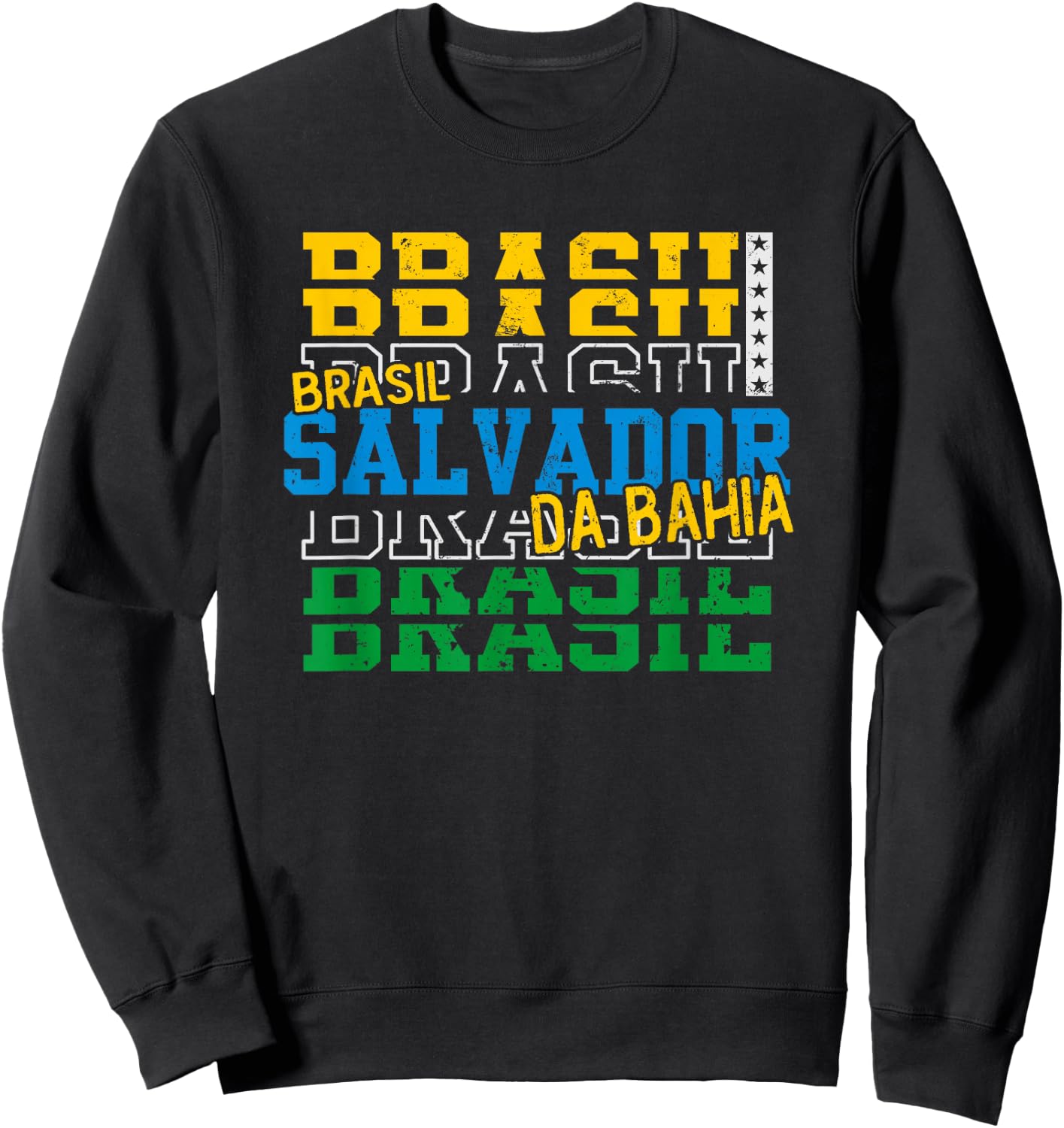 Salvador da Bahia Brazil Sport Souvenir Sweatshirt - Sweatshirt | Black