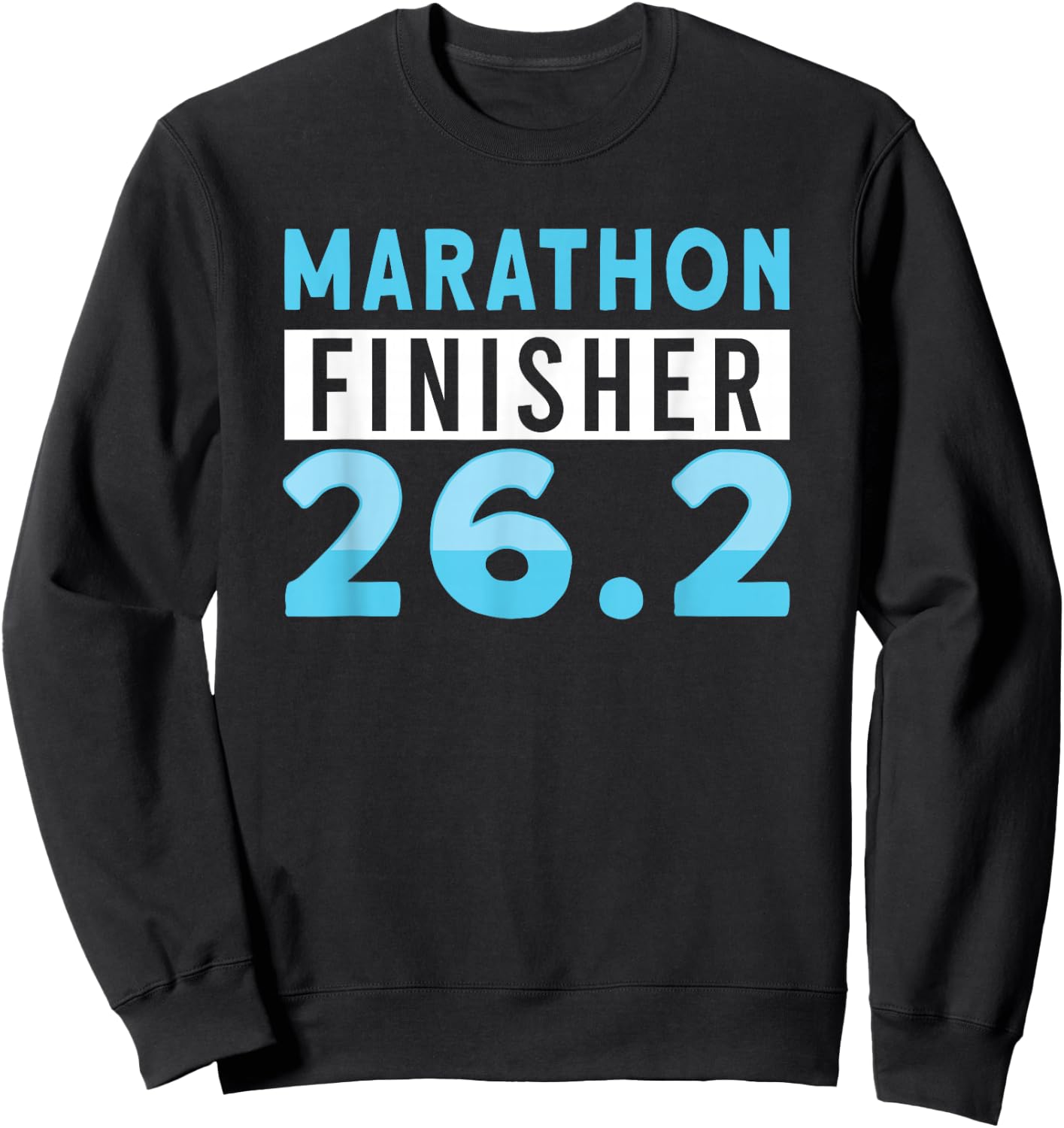 Runner Half Marathon Finisher Running Jogging Addict Sweatshirt - Sweatshirt | Black