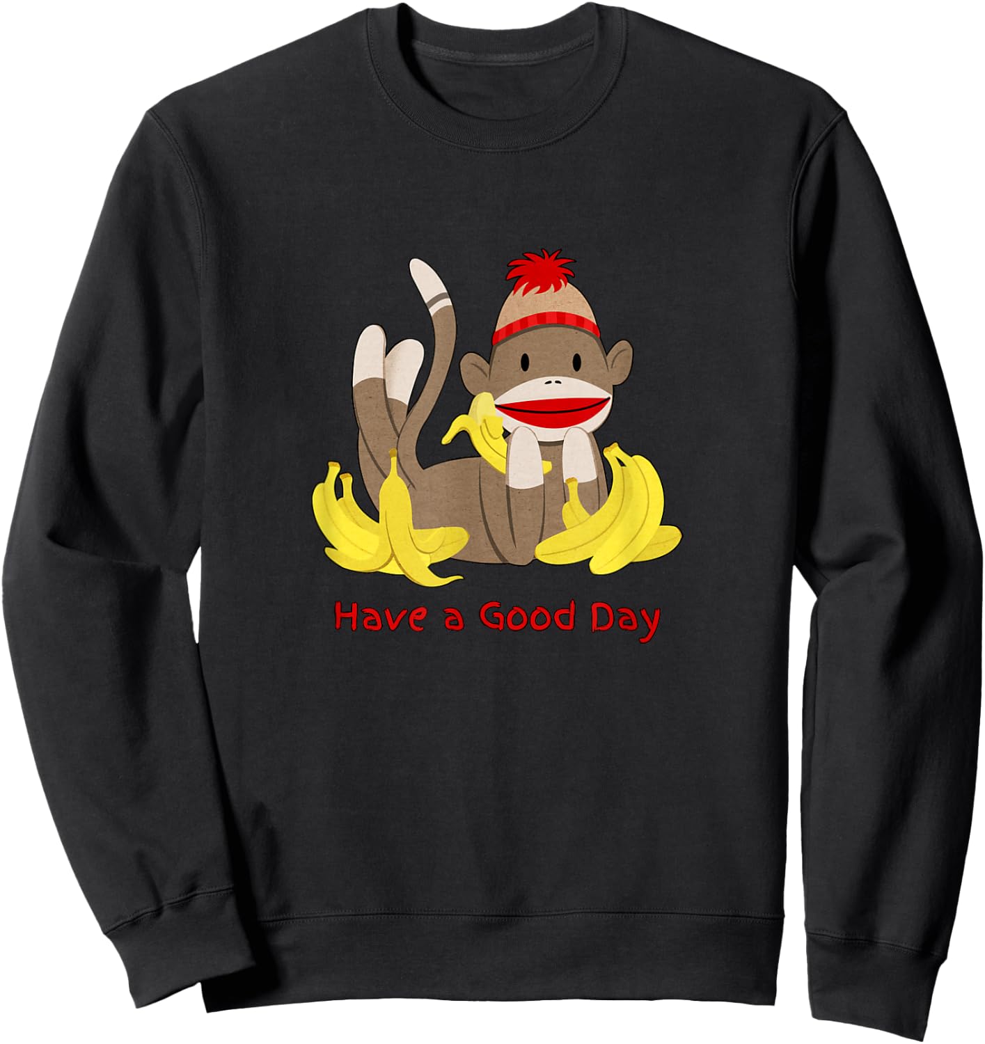 Sock Monkey Lover - Sock Monkey Gift Fans Sweatshirt - Sweatshirt | Black