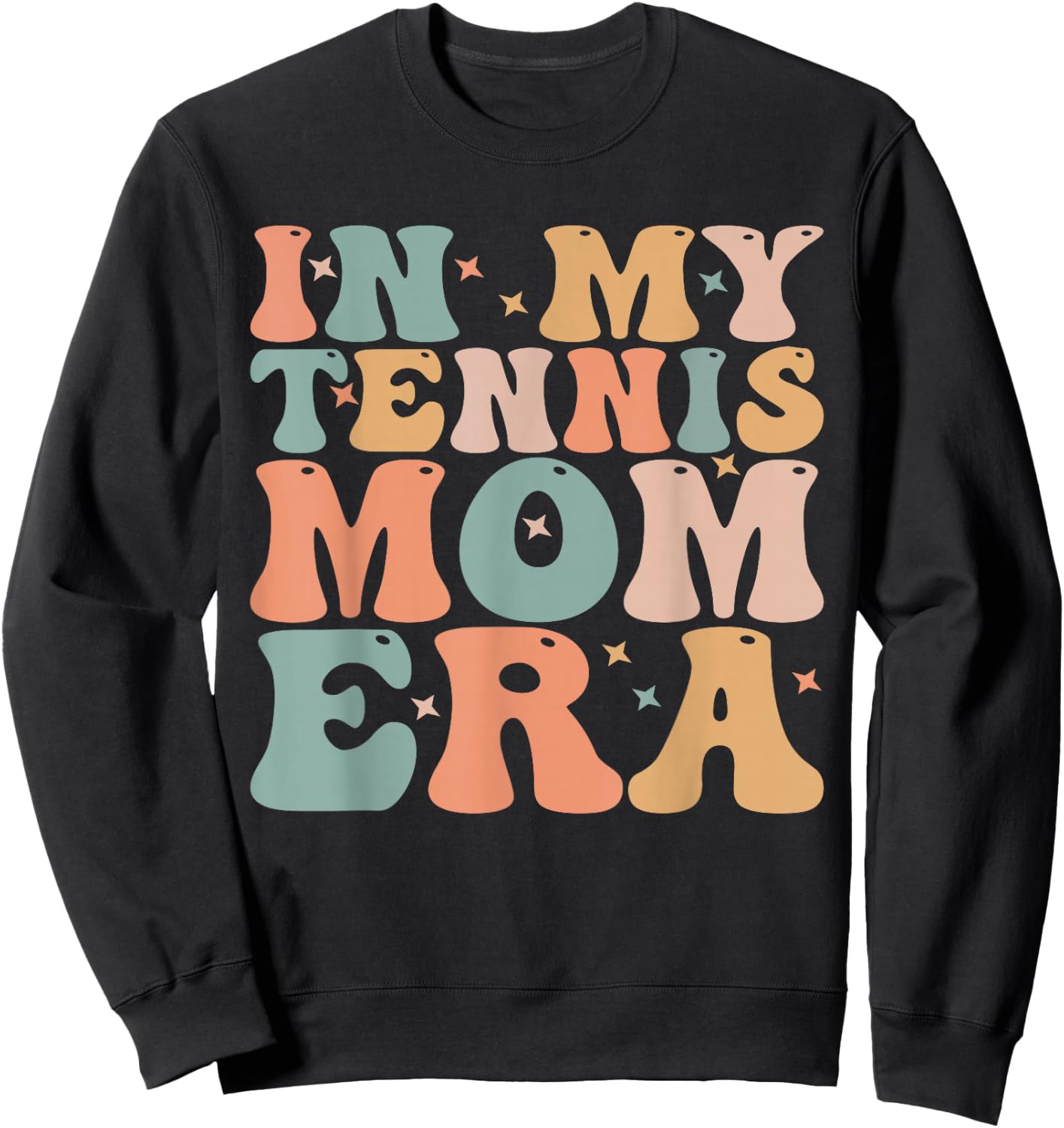 In My Tennis Mom Era Sweatshirt - Sweatshirt | Black