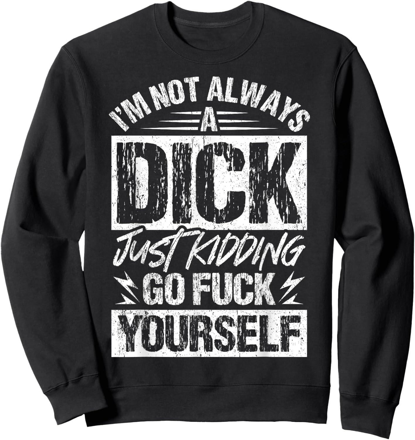 Sarcastic Shirt Funny Sacastic Sweatshirt - Sweatshirt | Black