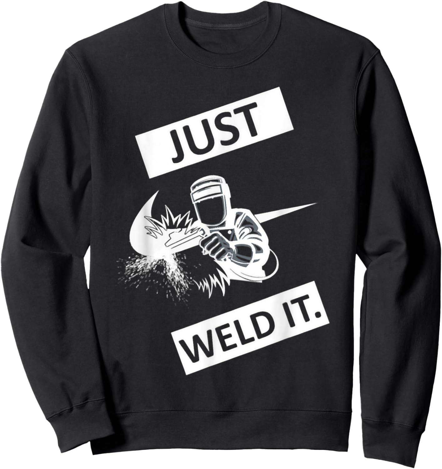 Just Welds It Gift Father Day Boys Sweatshirt - Sweatshirt | Black