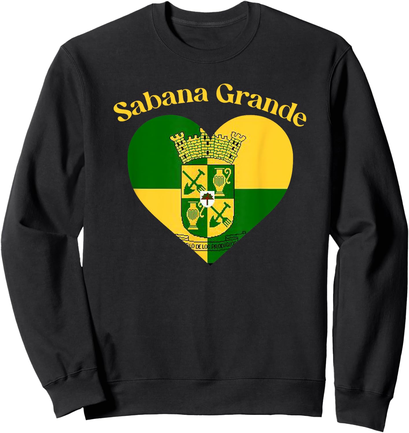 Sabana Grande Puerto Rico Patriotic Apparel Women Kids Men Sweatshirt - Sweatshirt | Black