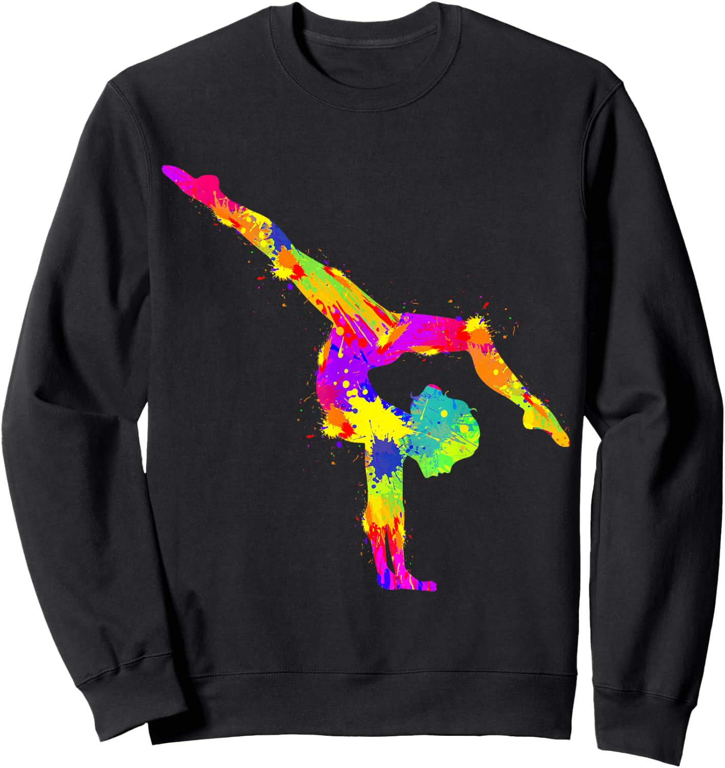 Gymnastics Gymnastics Women Girls Children Sweatshirt - Sweatshirt | Black