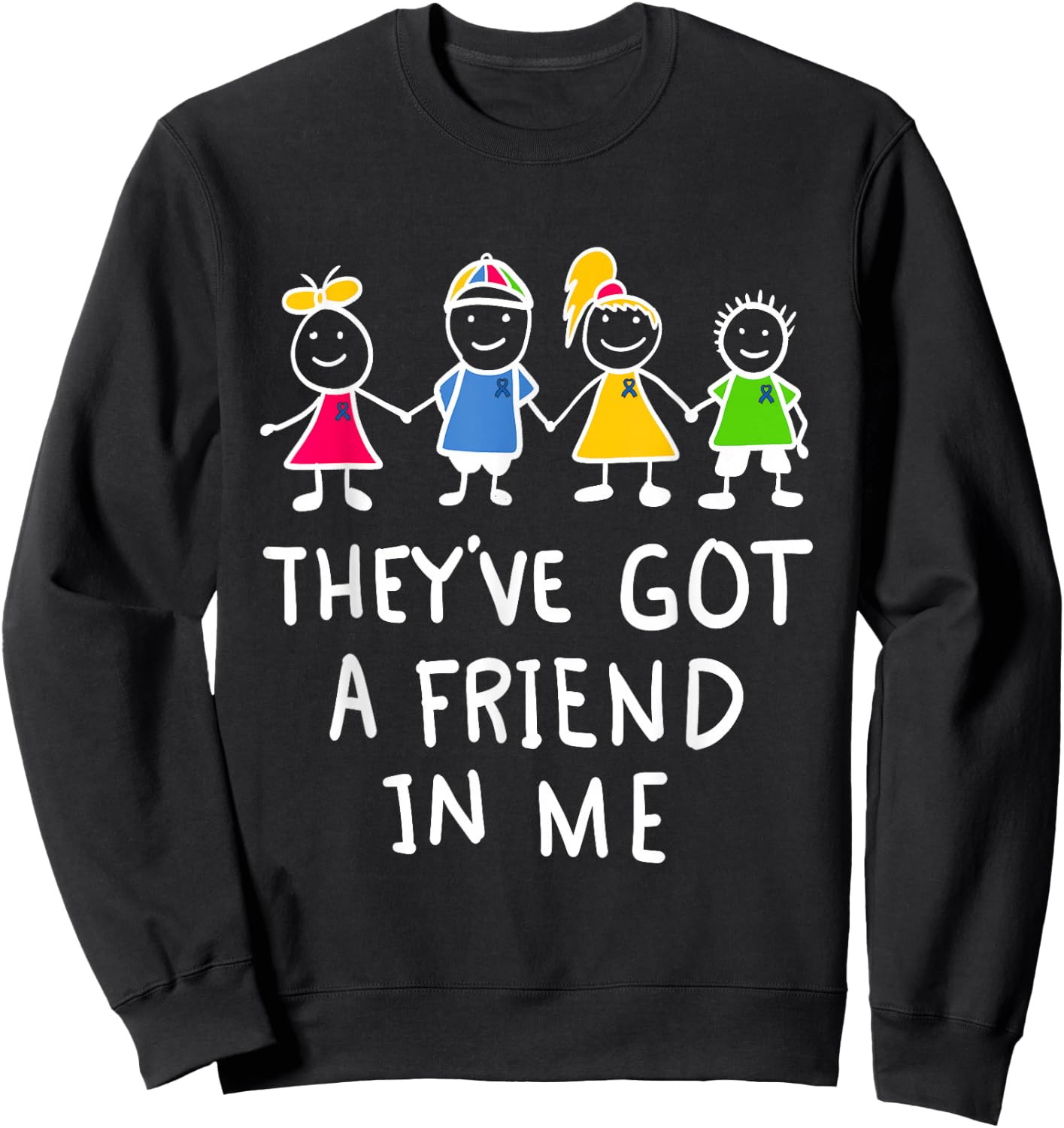 Child abuse awareness Child abuse prevention Sweatshirt - Sweatshirt | Black