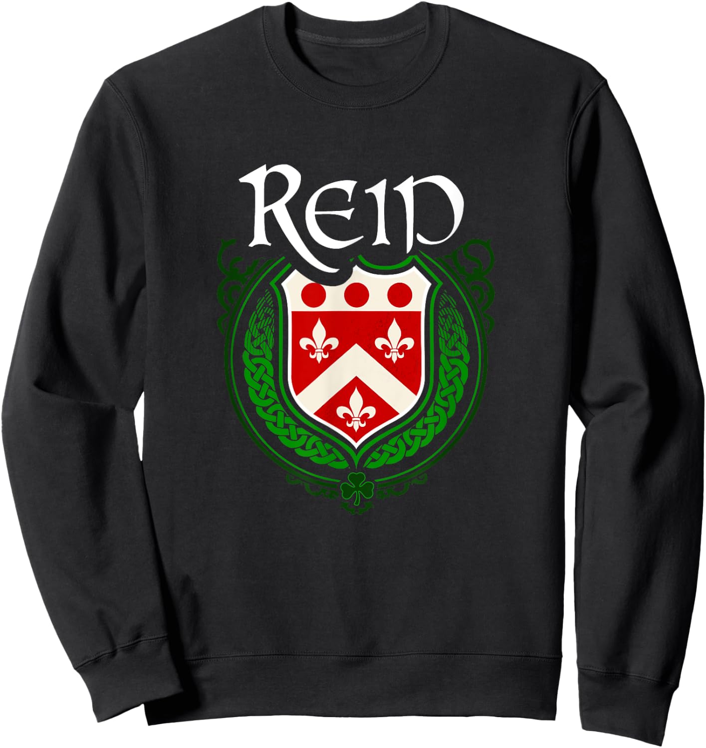 Reid Surname Irish Clan Tartan Badge Ireland Sweatshirt - Sweatshirt | Black