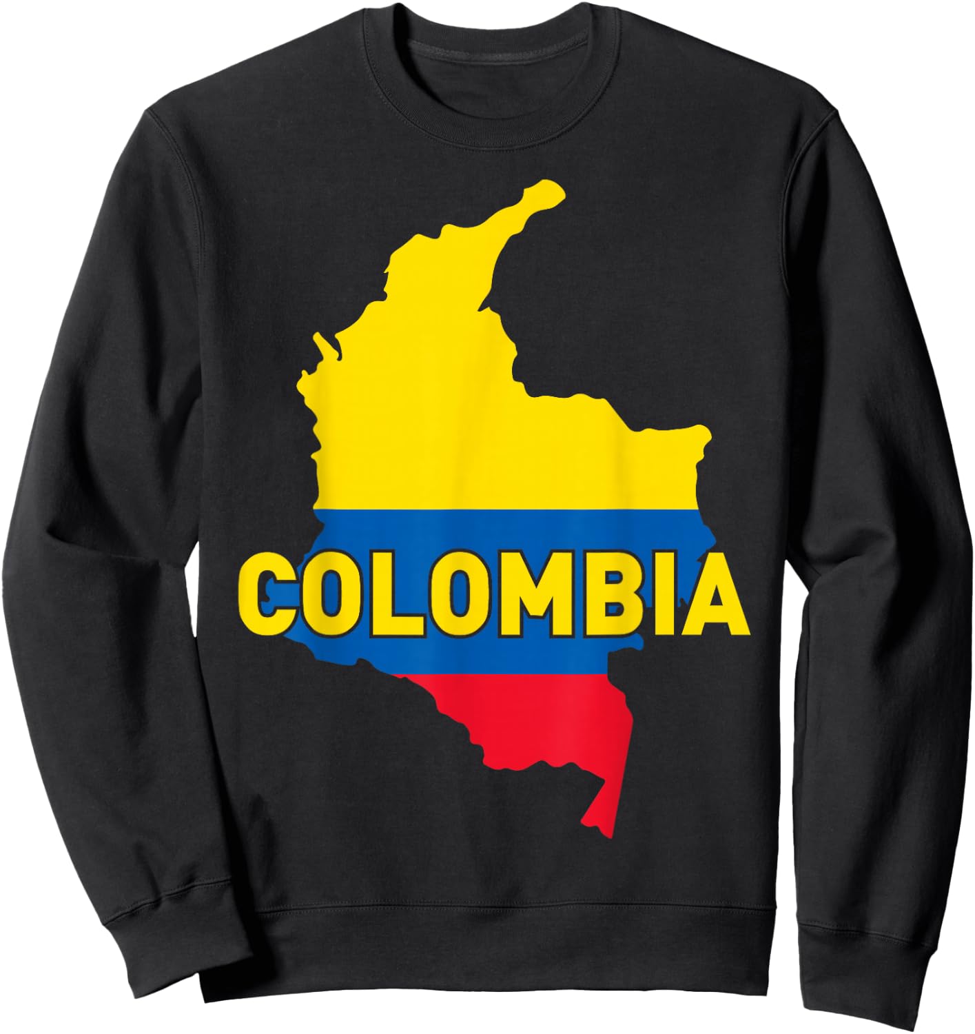 Proud Family and Patriotic Flag of Country Columbia Sweatshirt - Sweatshirt | Black