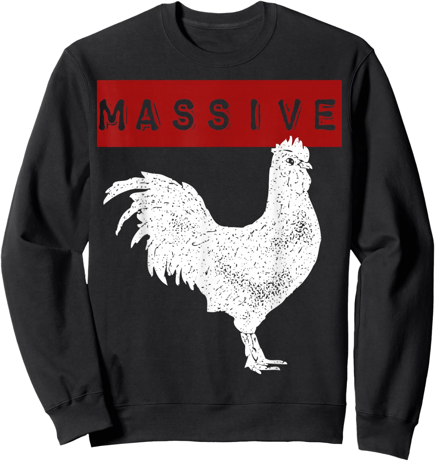 Massive Cock Big Dick Energy Sweatshirt - Sweatshirt | Black