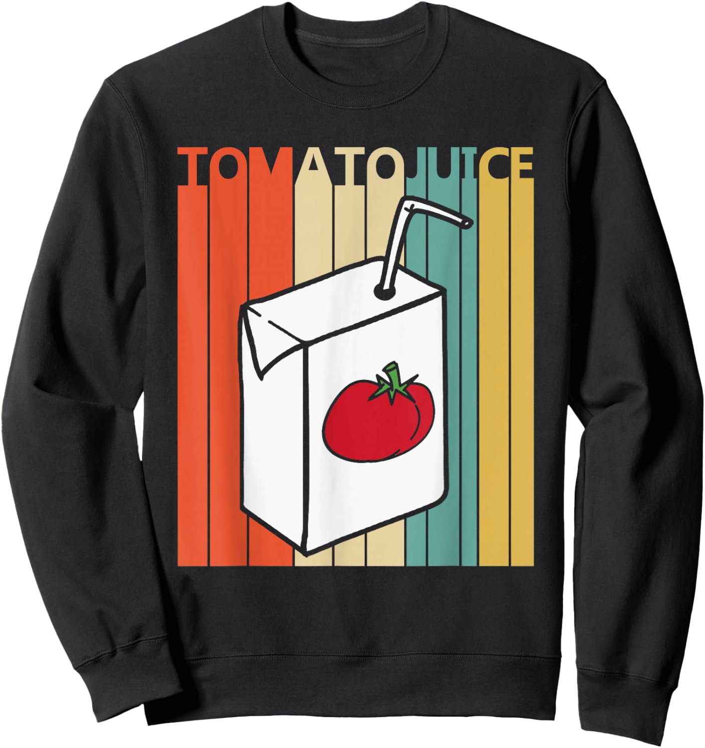 Vintage Tomato Juice Sweatshirt - Sweatshirt | Black
