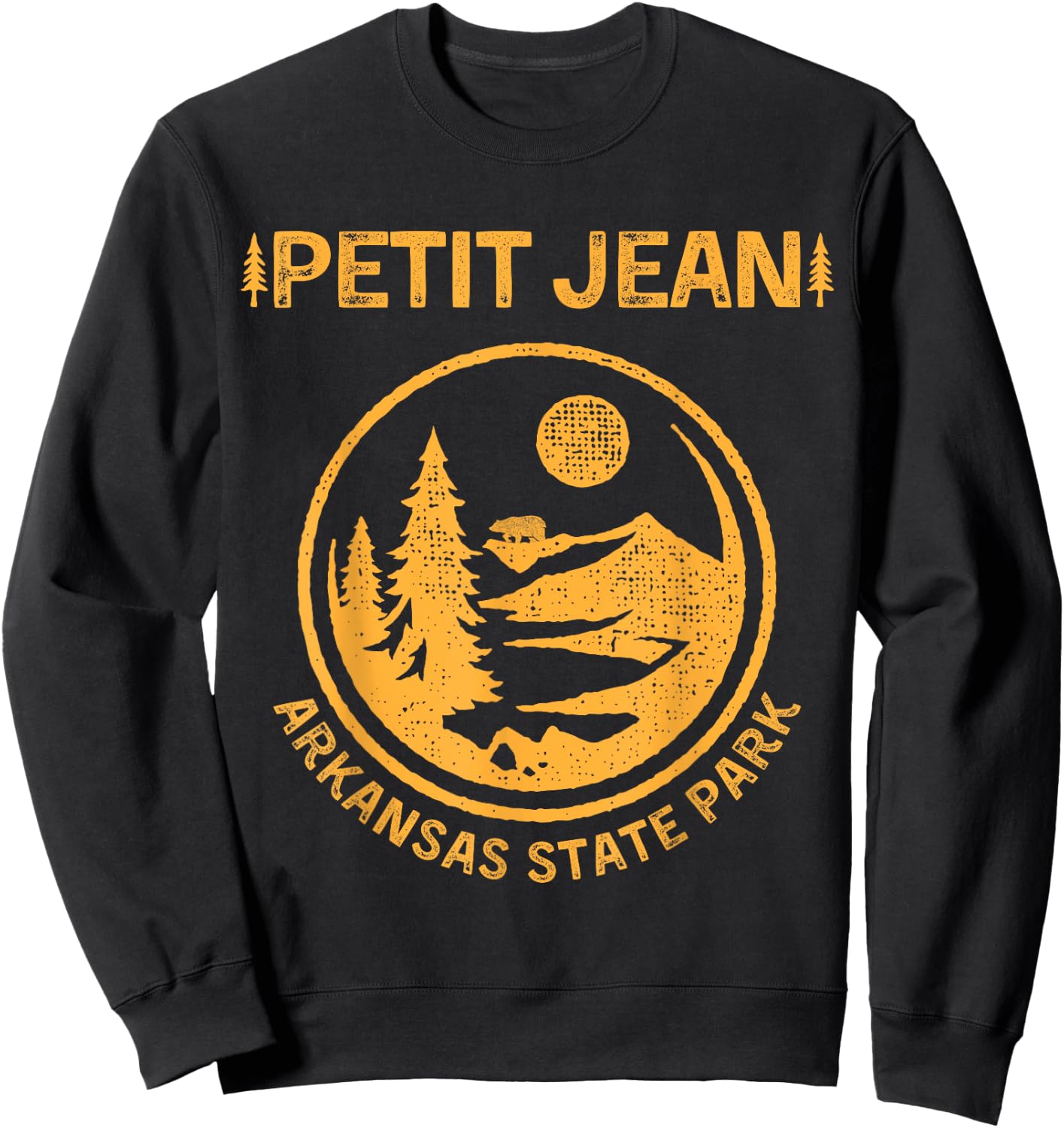 Petit Jean Arkansas State Park Sweatshirt - Sweatshirt | Black