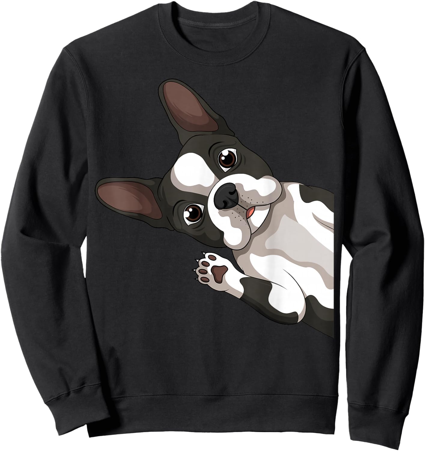 Boston Terrier Dog Sweatshirt - Sweatshirt | Black