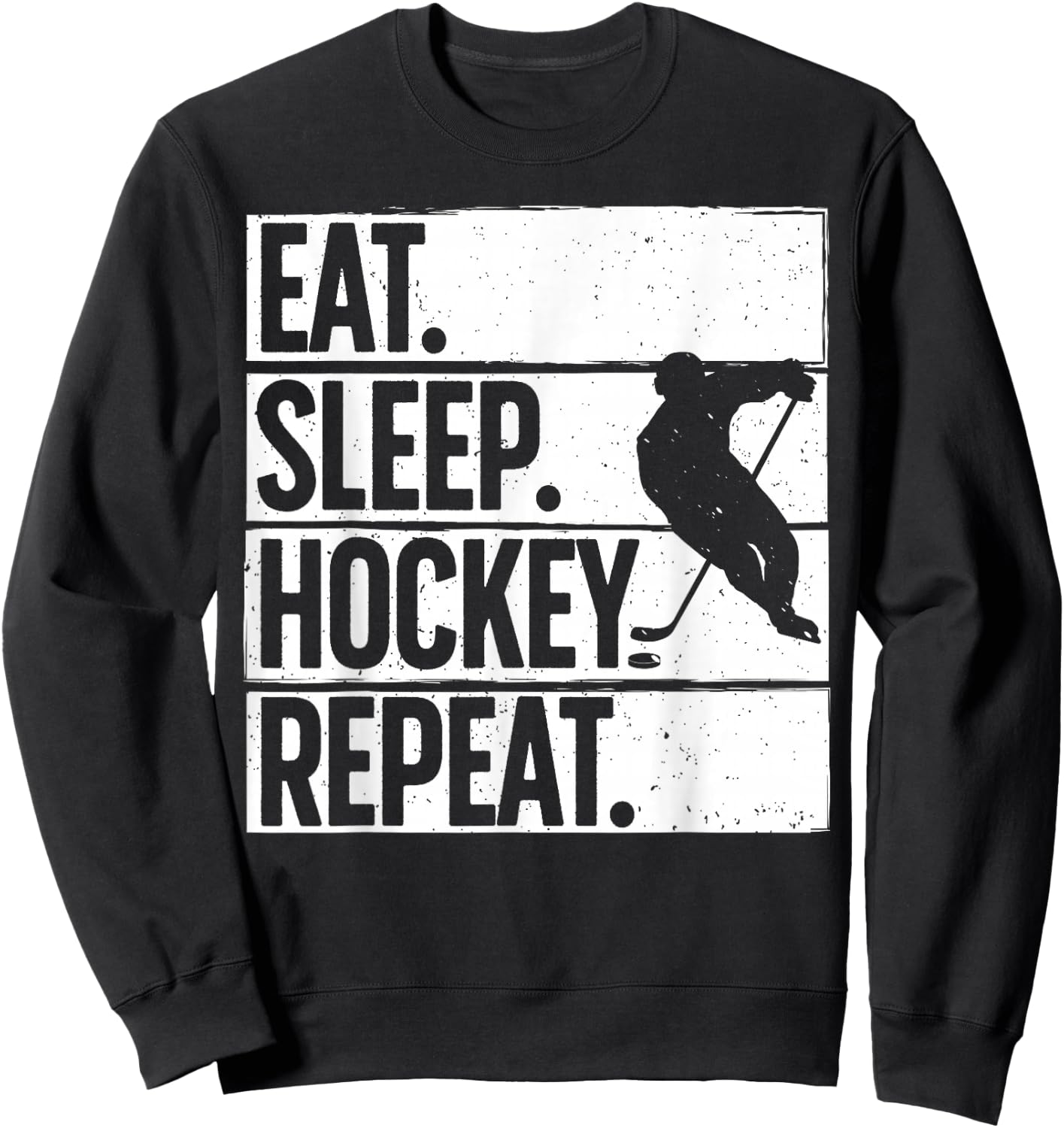 Cute Ice Hockey Women Hockey Lover Goalie Sports Sweatshirt - Sweatshirt | Black