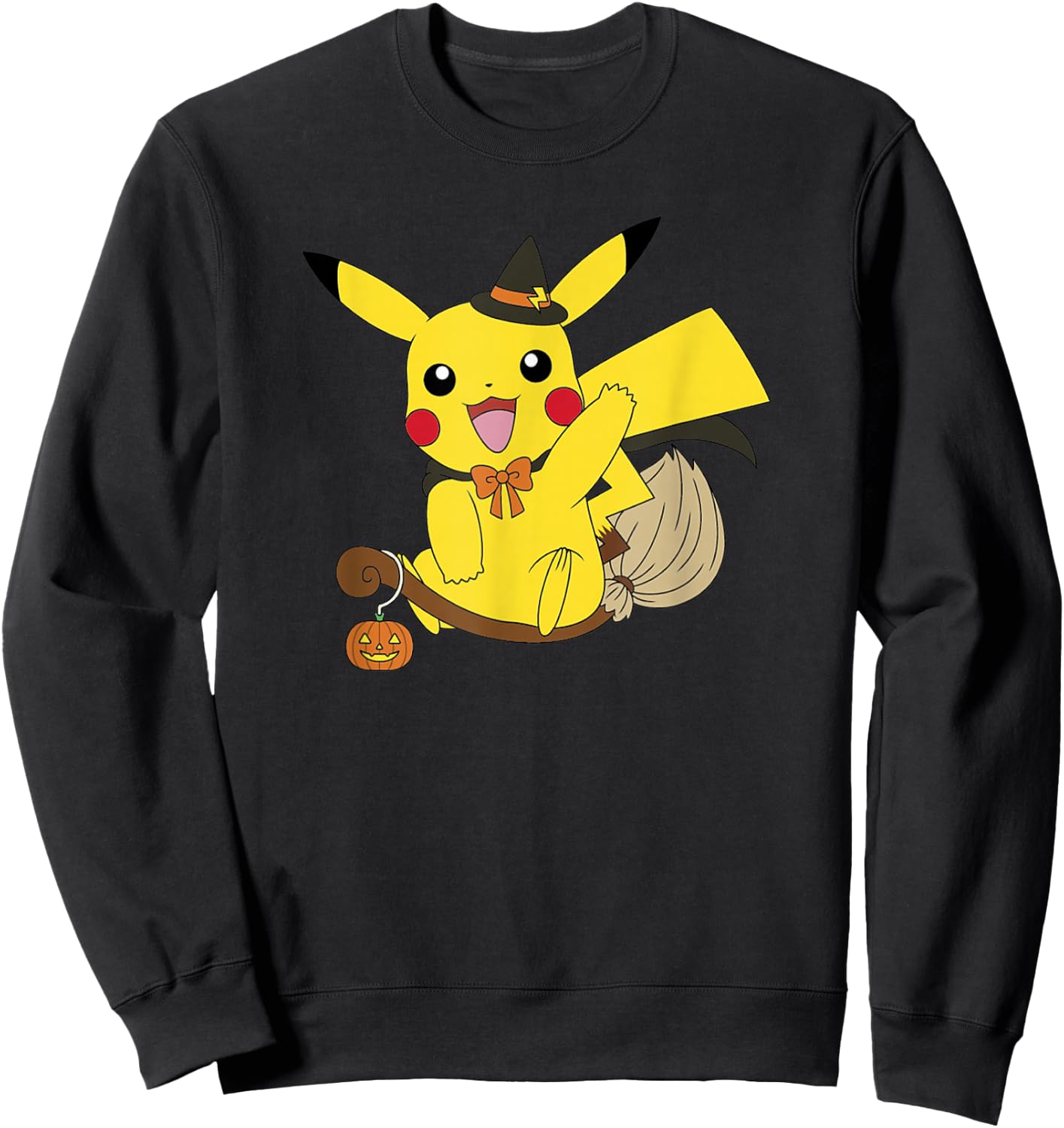 Pokémon Halloween Pikachu Cute Witch Costume Sweatshirt - Sweatshirt | Black