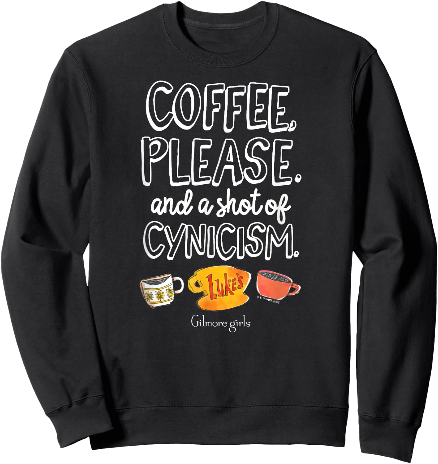 Gilmore Girls - Coffee & Cynicism Sweatshirt - Sweatshirt | Black