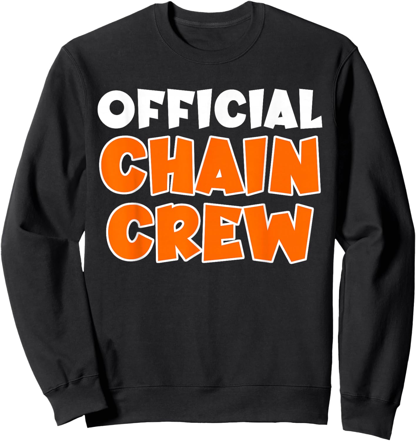 Official Chain Crew American Football Game Sweatshirt - Sweatshirt | Black