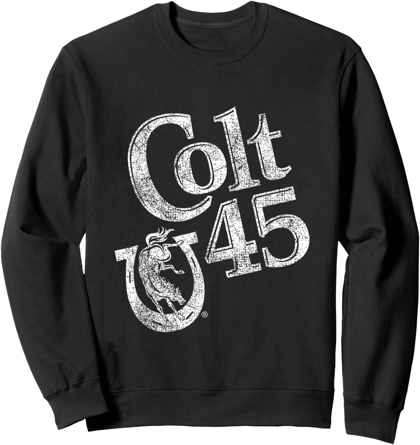 Colt 45 Beer Vintage Style - Logo Sweatshirt - Sweatshirt | Black
