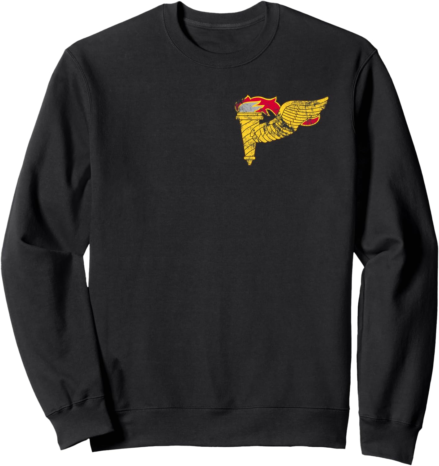 US Army Pathfinder Badge - Vintage Distressed Look Sweatshirt - Sweatshirt | Black