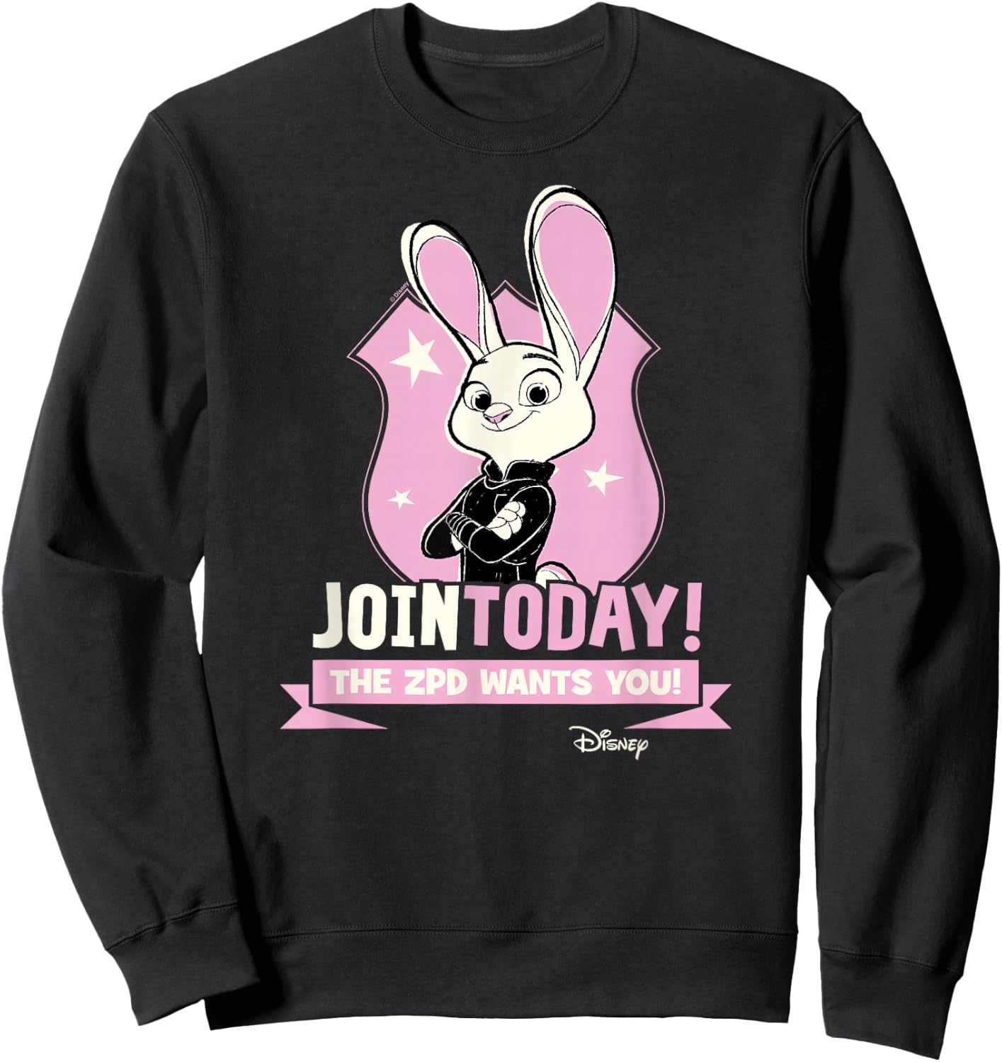 Zootopia - Judy Join Today The ZPD Wants You Sweatshirt - Sweatshirt | Black