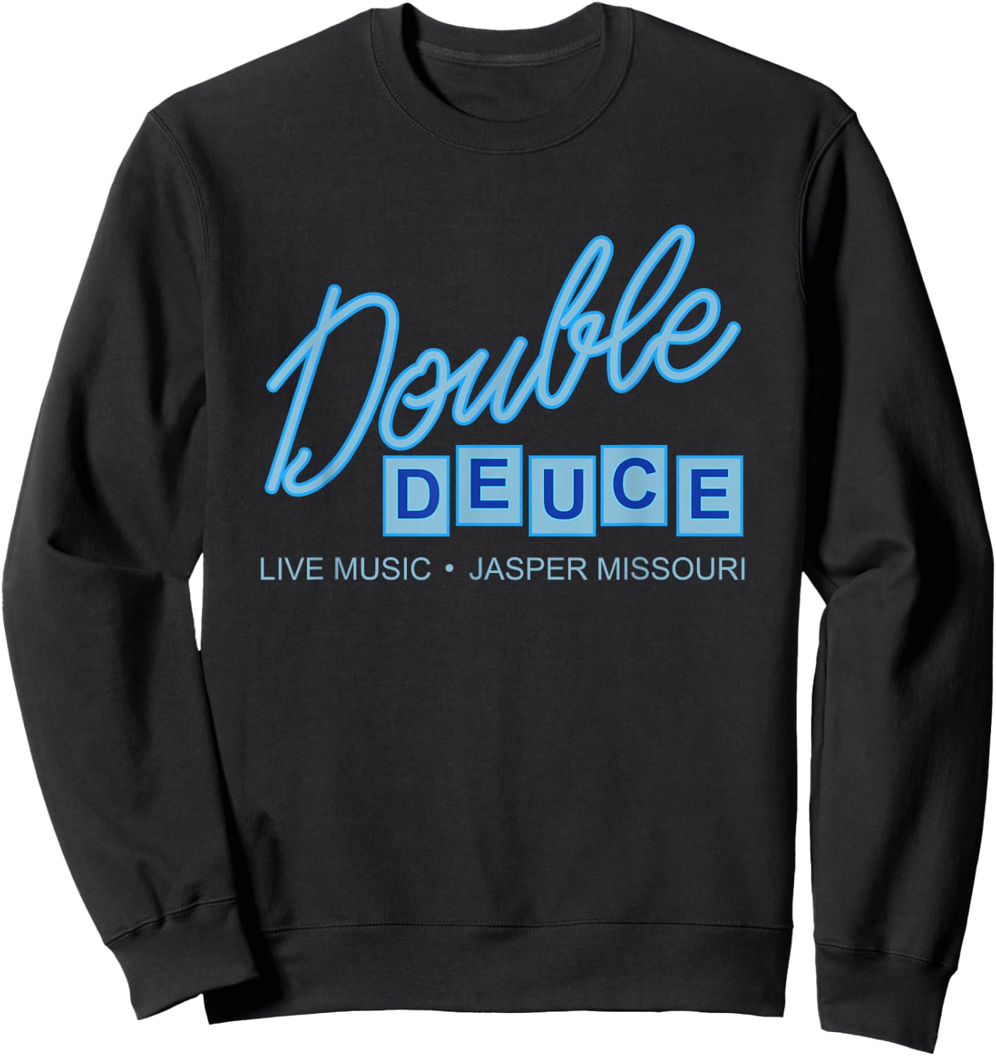 Double Deuce Bar - Jasper Missouri Sweatshirt - Sweatshirt | Black