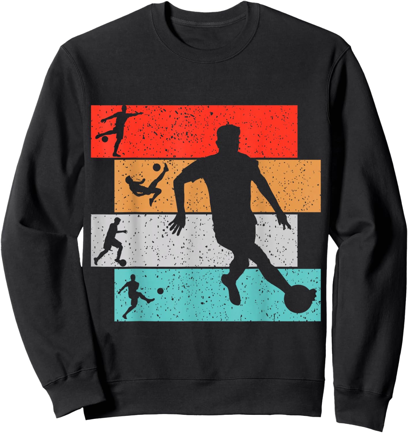 Soccer Boys Kids Men Sweatshirt - Sweatshirt | Black