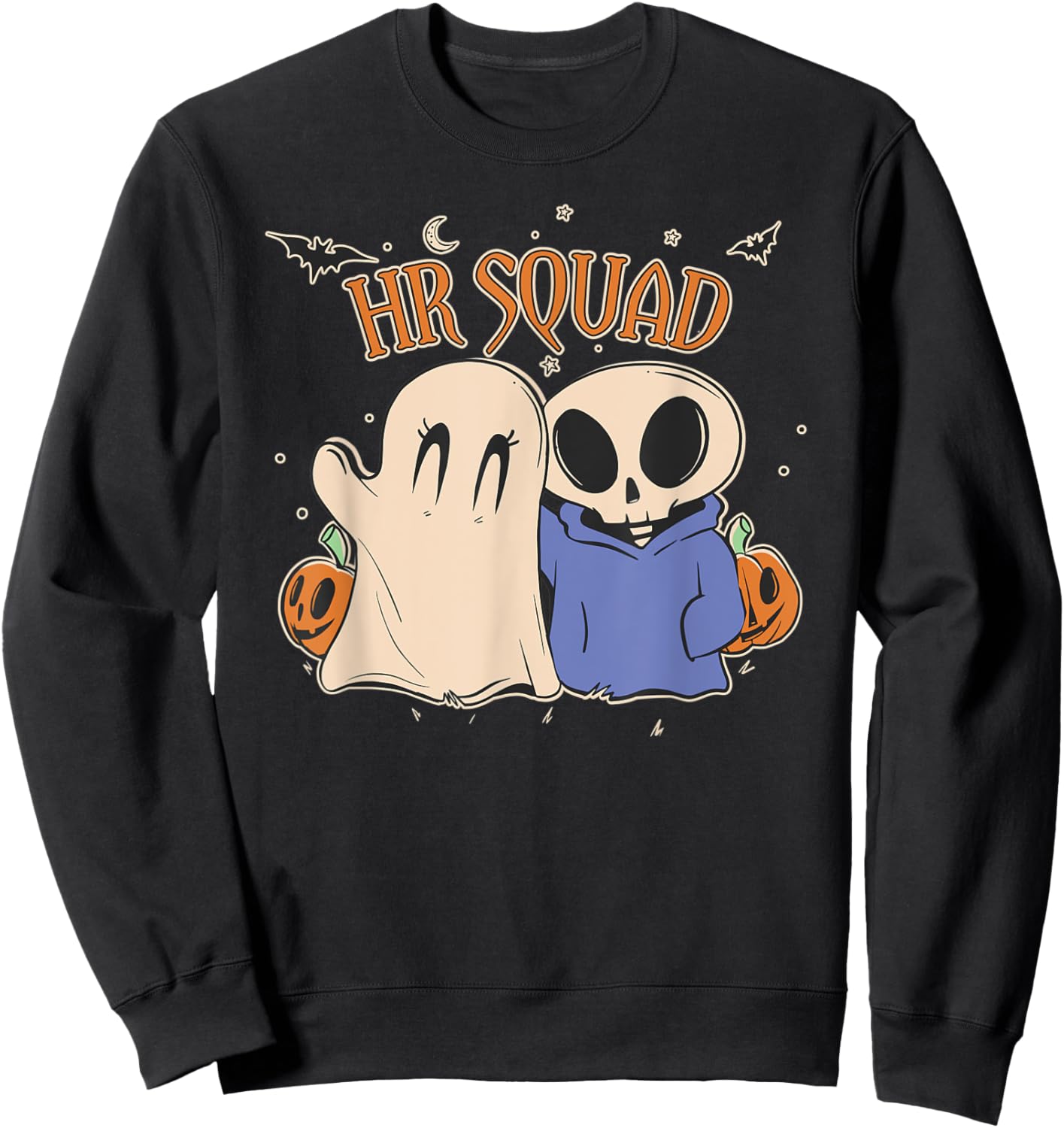 Halloween HR Squad Costume Funny Human Resource Sweatshirt - Sweatshirt | Black