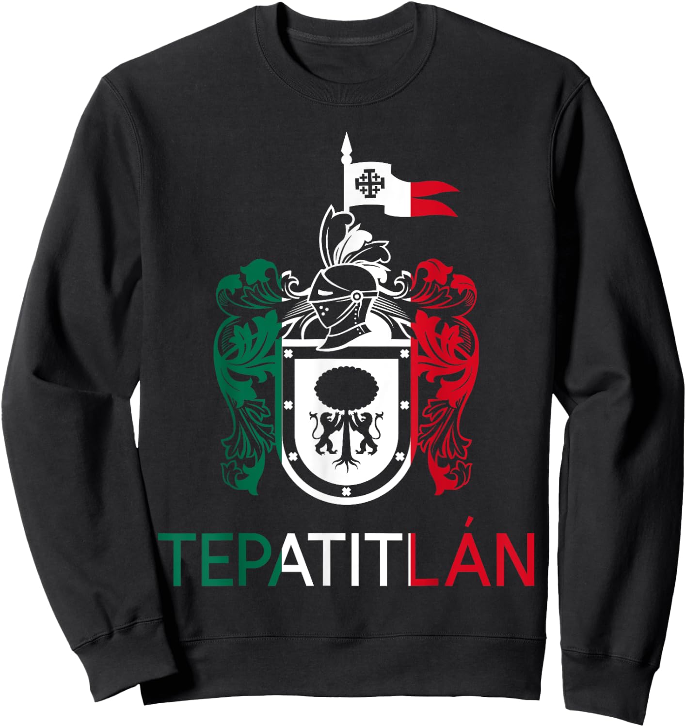 Tepatitlan Jalisco Estado De Mexico Escudo Eagle Aguila Sweatshirt - Sweatshirt | Black