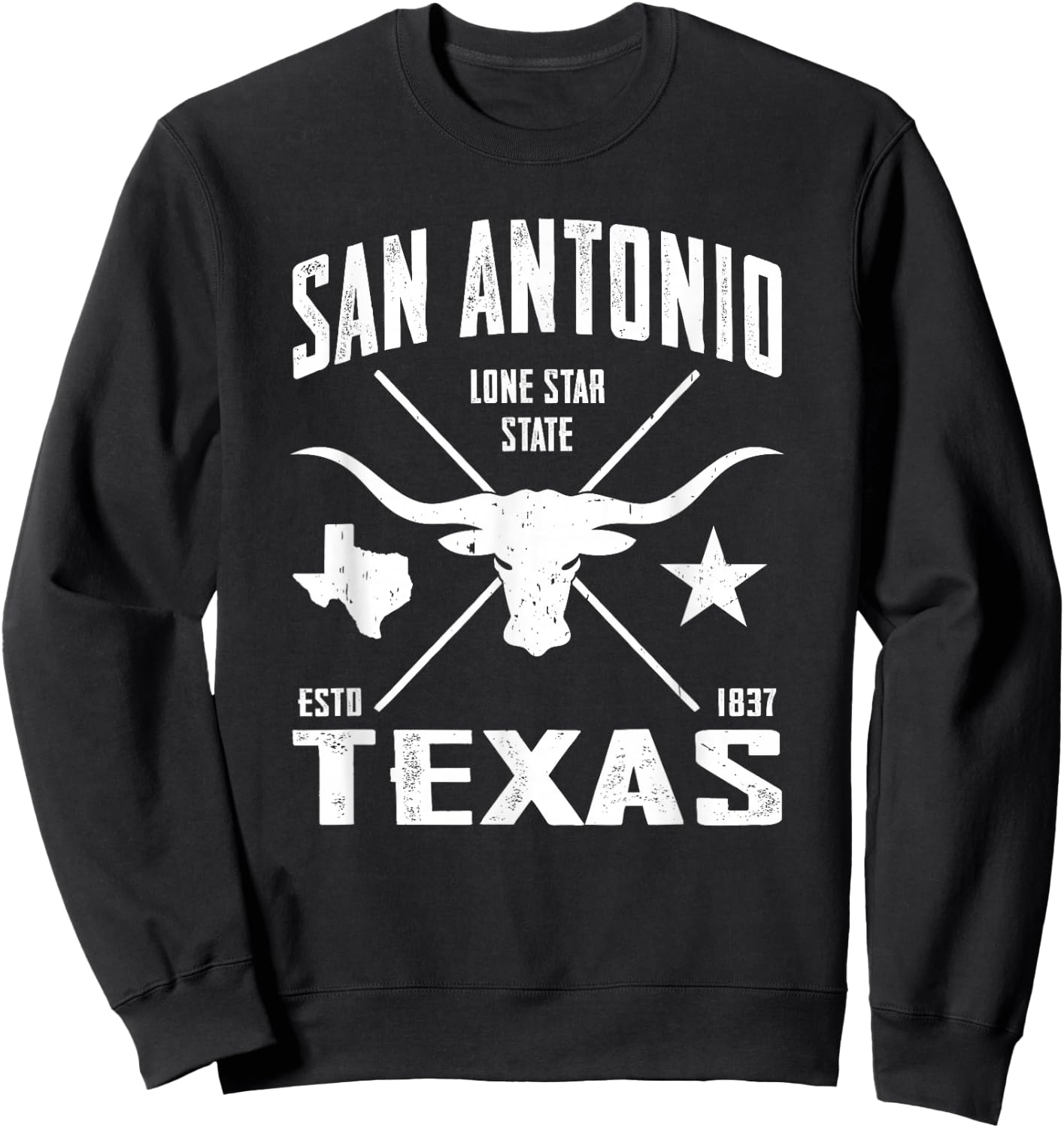 San Antonio Sweatshirt - Sweatshirt | Black