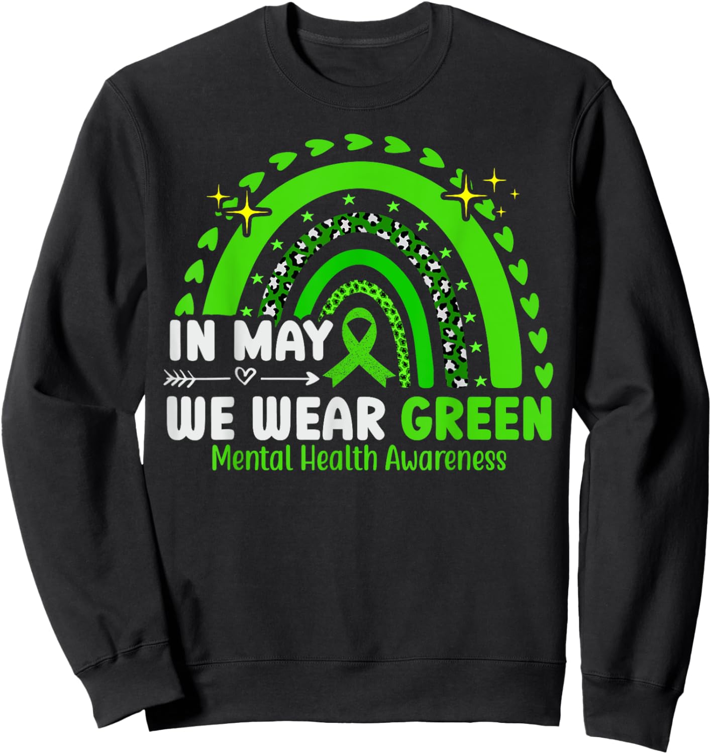 Its Okay To Not Be Okay Shirt Mental Health Awareness Ribbon Sweatshirt - Sweatshirt | Black