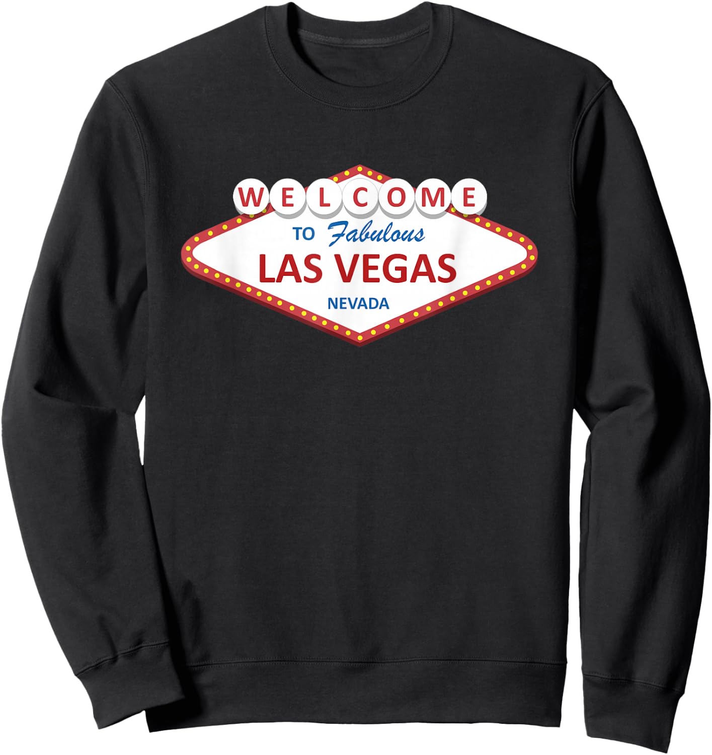 Las Vegas - Nevada - Aesthetic Design - Classic Sweatshirt - Sweatshirt | Black