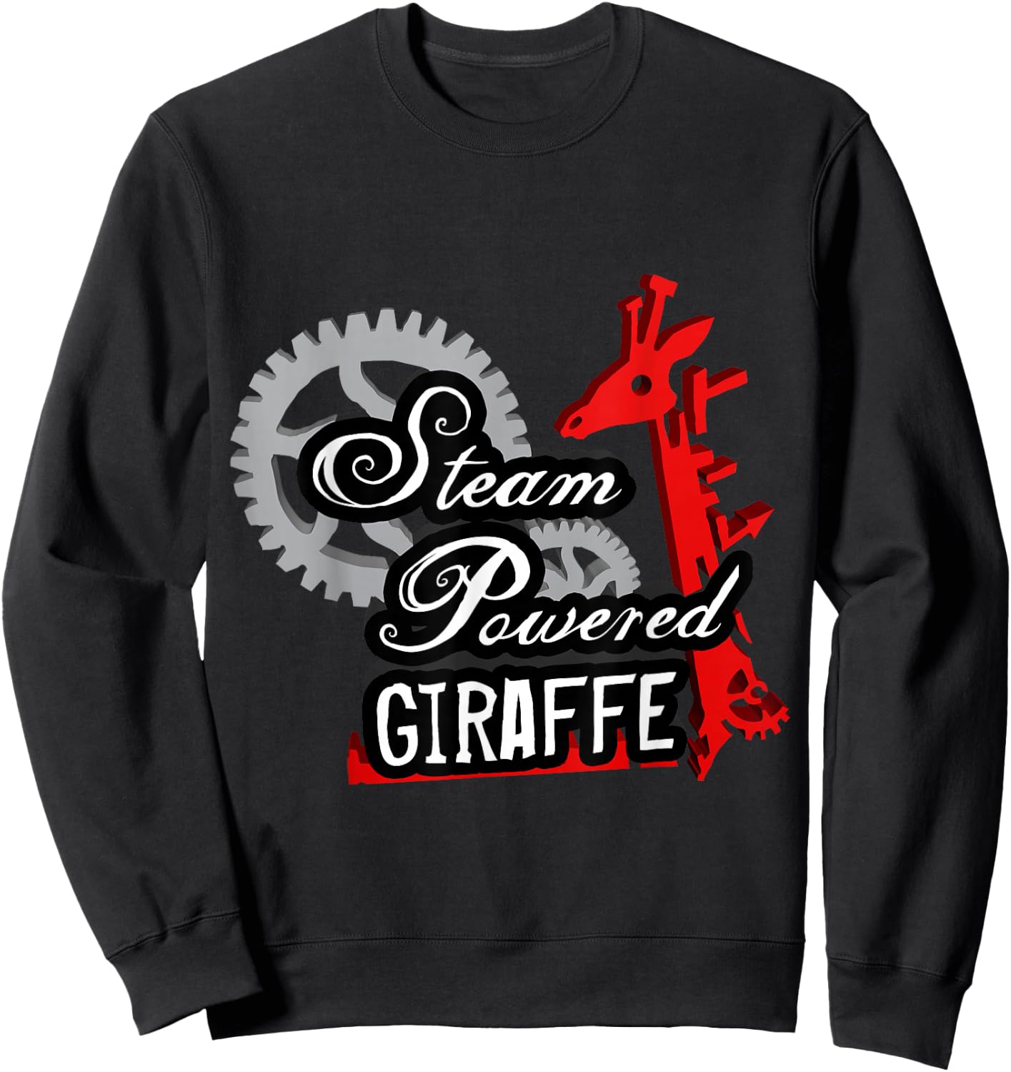 Steam Powered Giraffe Logo Sweatshirt - Sweatshirt | Black