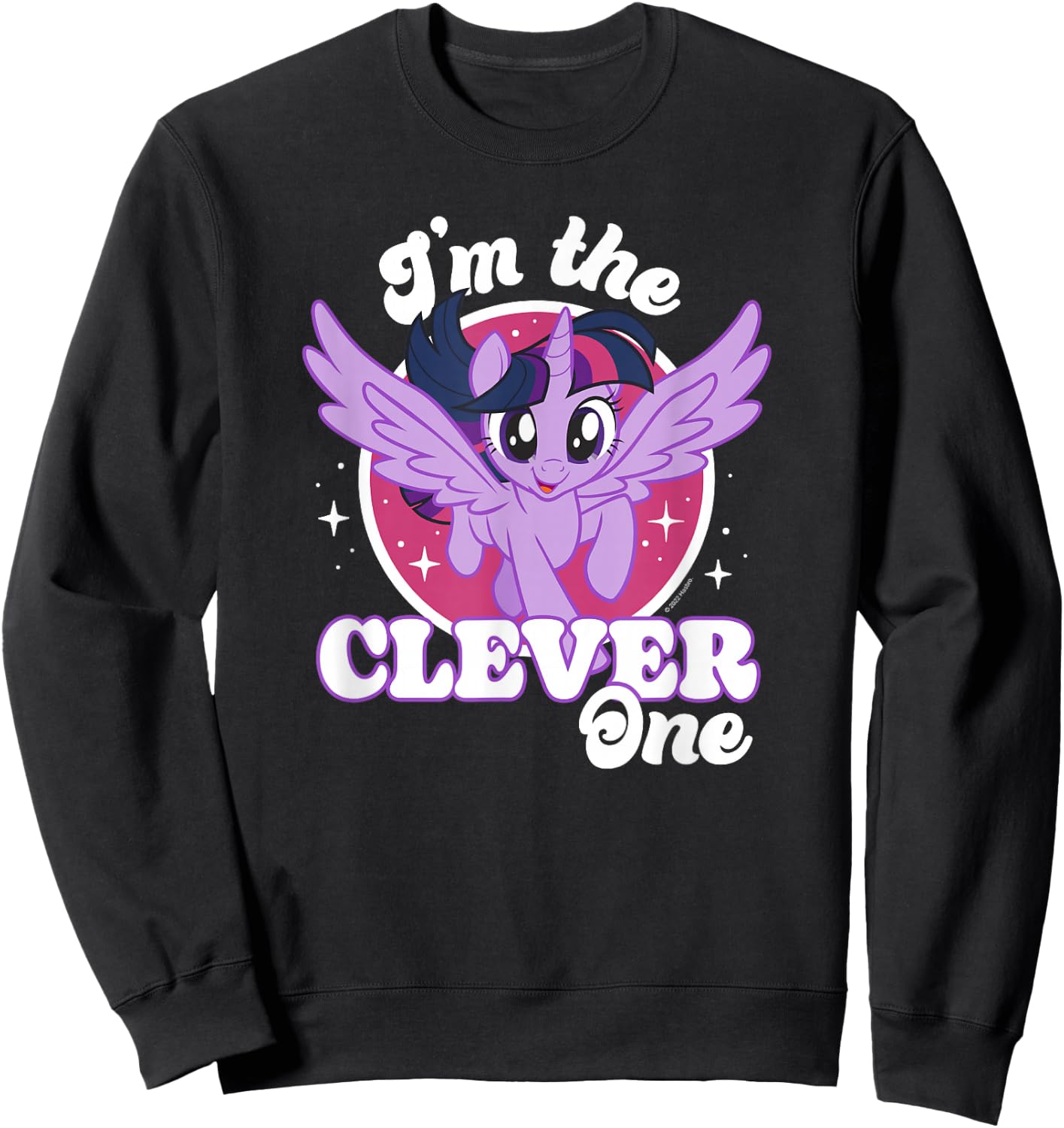 My Little Pony Twilight Sparkle I'm The Clever One Poster Sweatshirt - Sweatshirt | Black