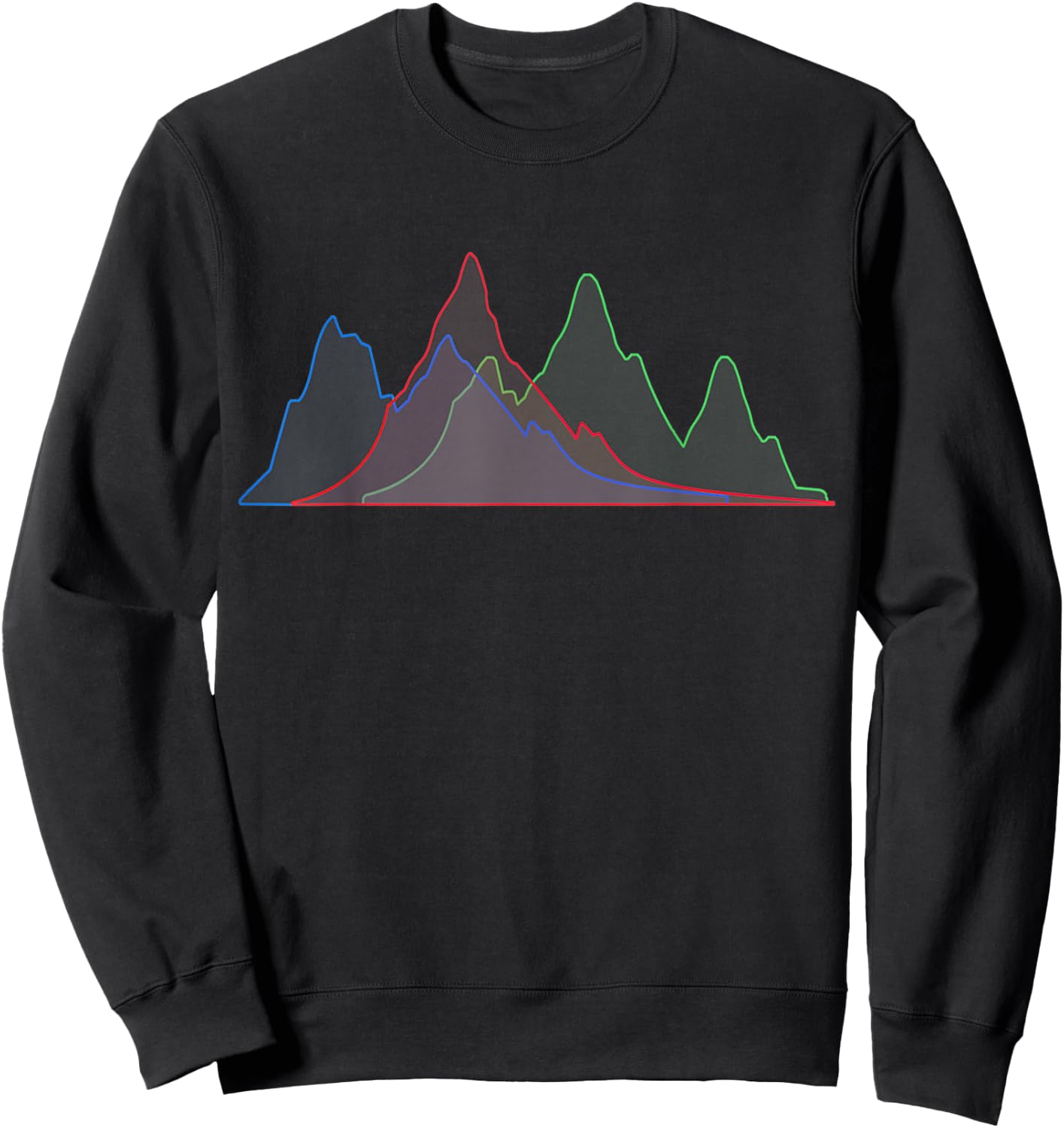 Histogram Photography Sweatshirt - Sweatshirt | Black