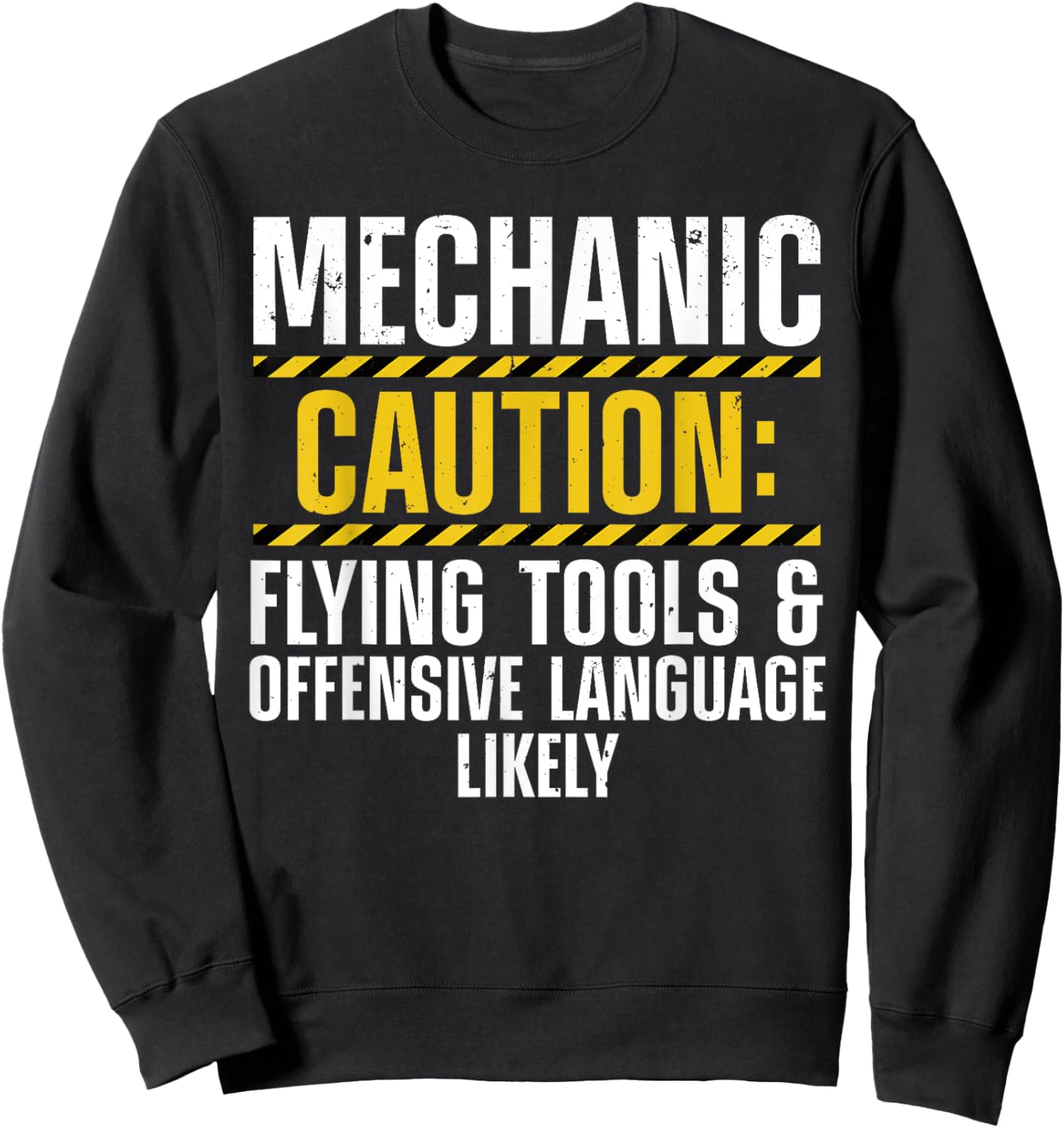 Funny Mechanic Art Drag Racing Garage Guy Enthusiast Sweatshirt - Sweatshirt | Black