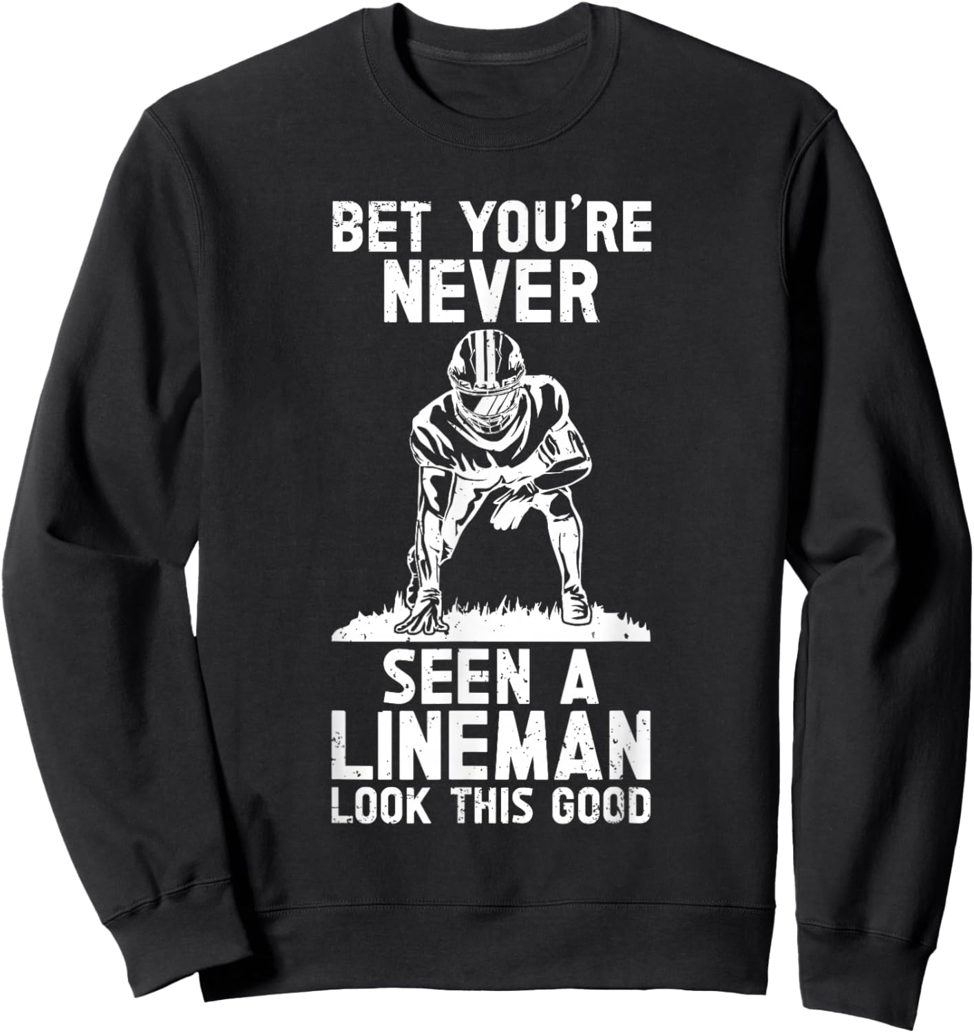Defensive Lineman Football Player Position Quarterbacks Sweatshirt - Sweatshirt | Black