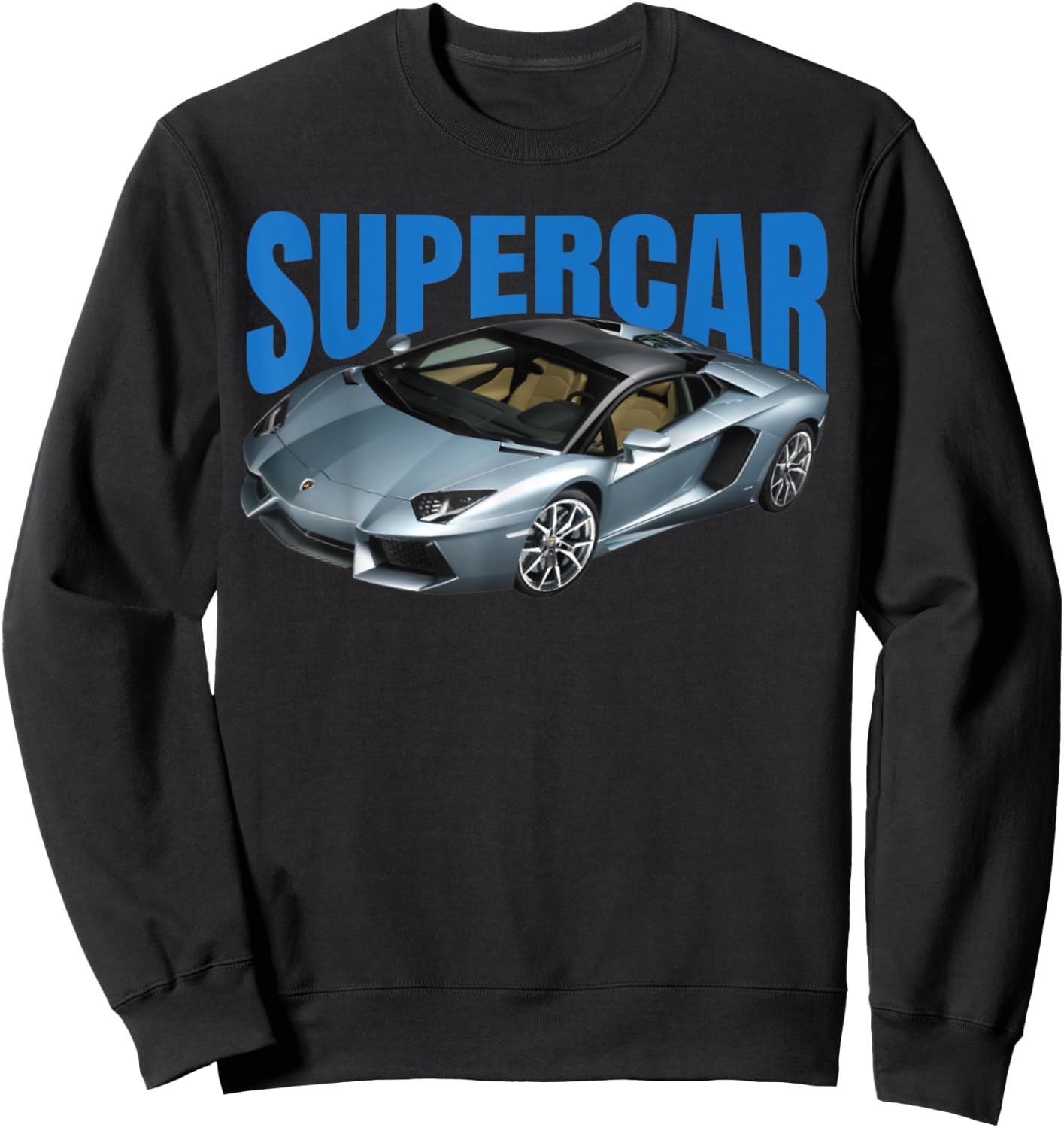 Supercar, sports car, muscle car and race car Sweatshirt - Sweatshirt | Black