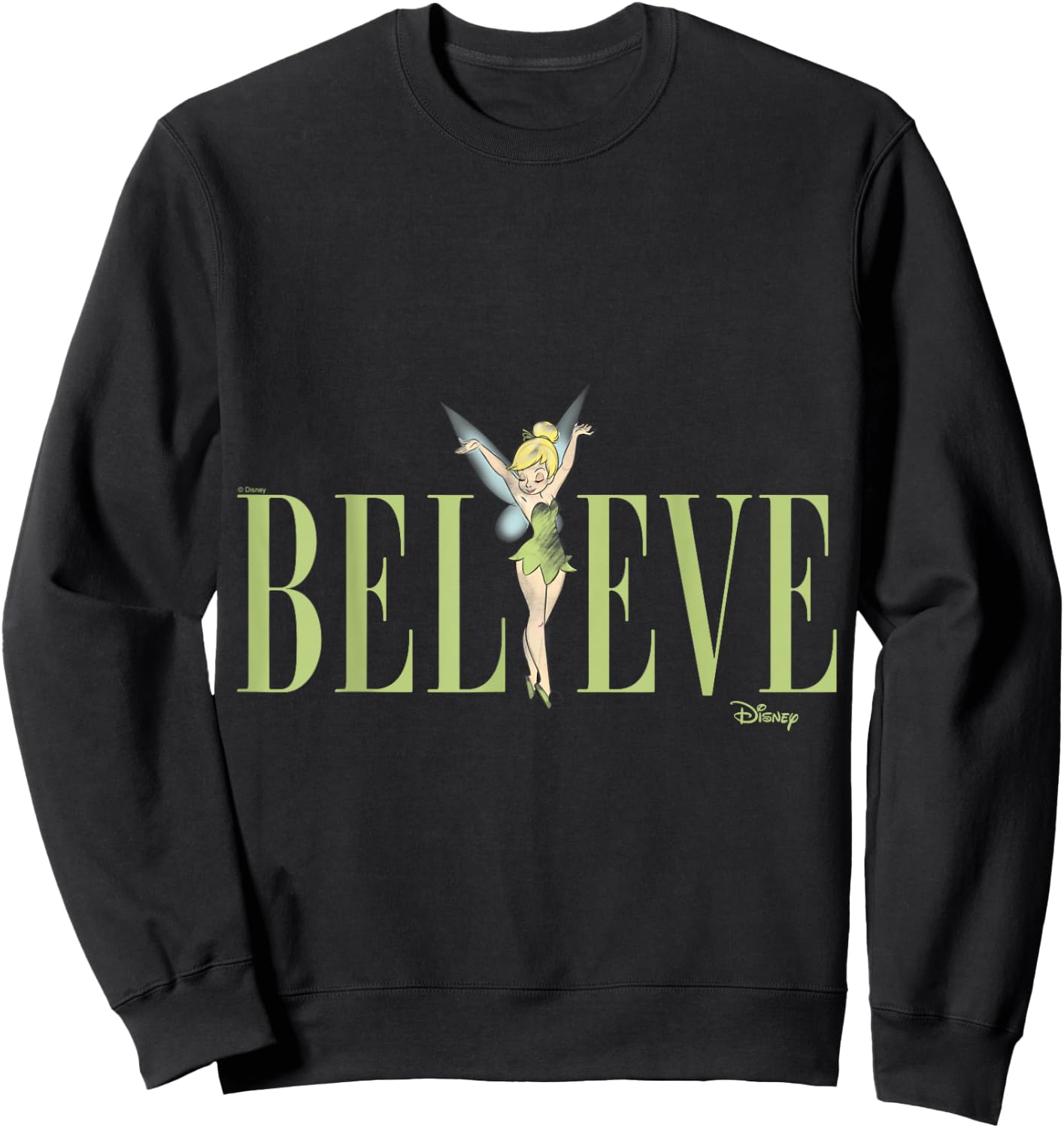 Tinker Bell - Believe Sweatshirt - Sweatshirt | Black