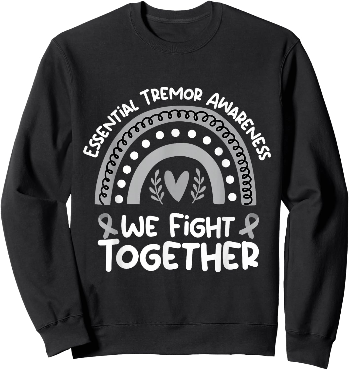We Fight Together | Essential Tremor Awareness Month Sweatshirt - Sweatshirt | Black
