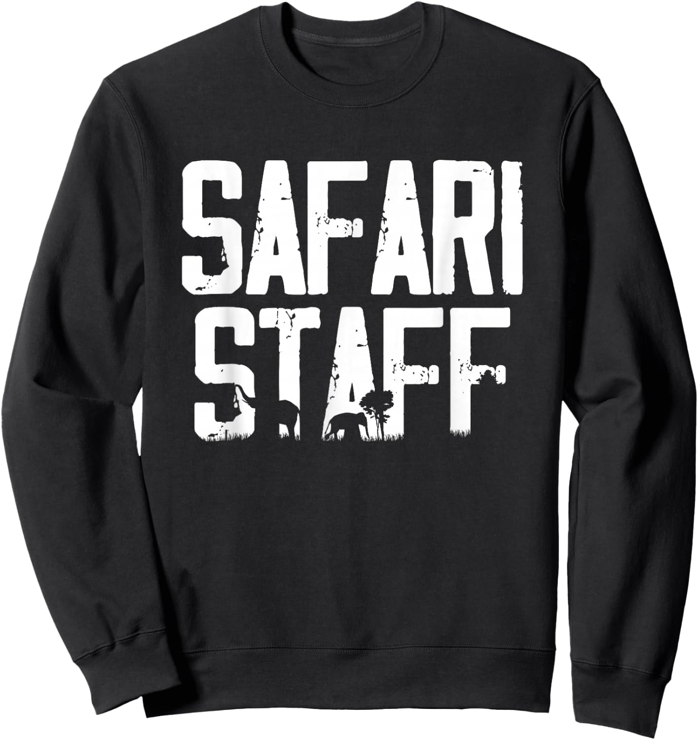 Safari Tour Guide African Safari Squad Zoo Safari Staff Sweatshirt - Sweatshirt | Black