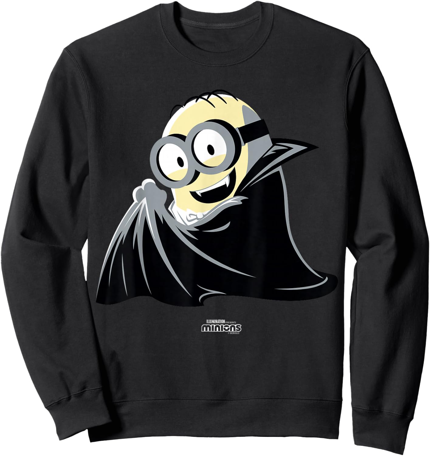 Minions Monsters Dave'acula Halloween Sweatshirt - Sweatshirt | Black