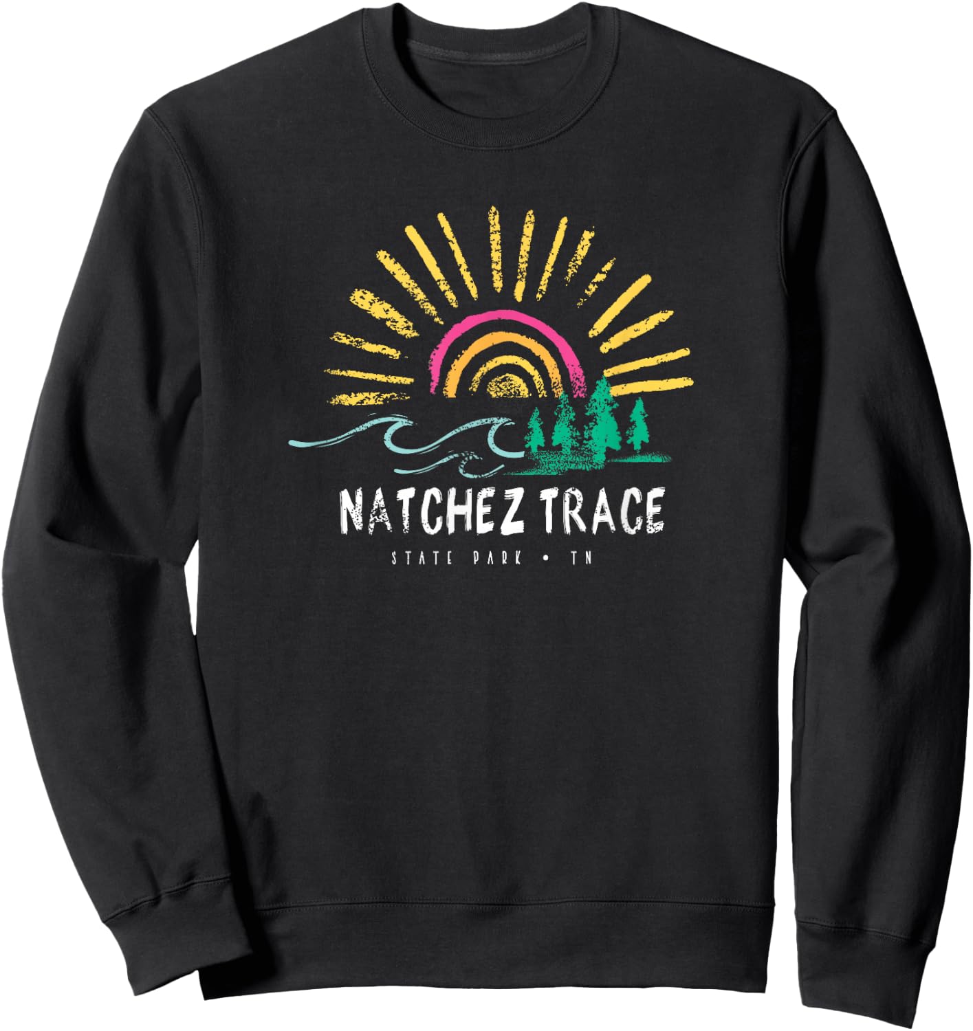 Natchez Trace State Park Sunshine Sweatshirt - Sweatshirt | Black