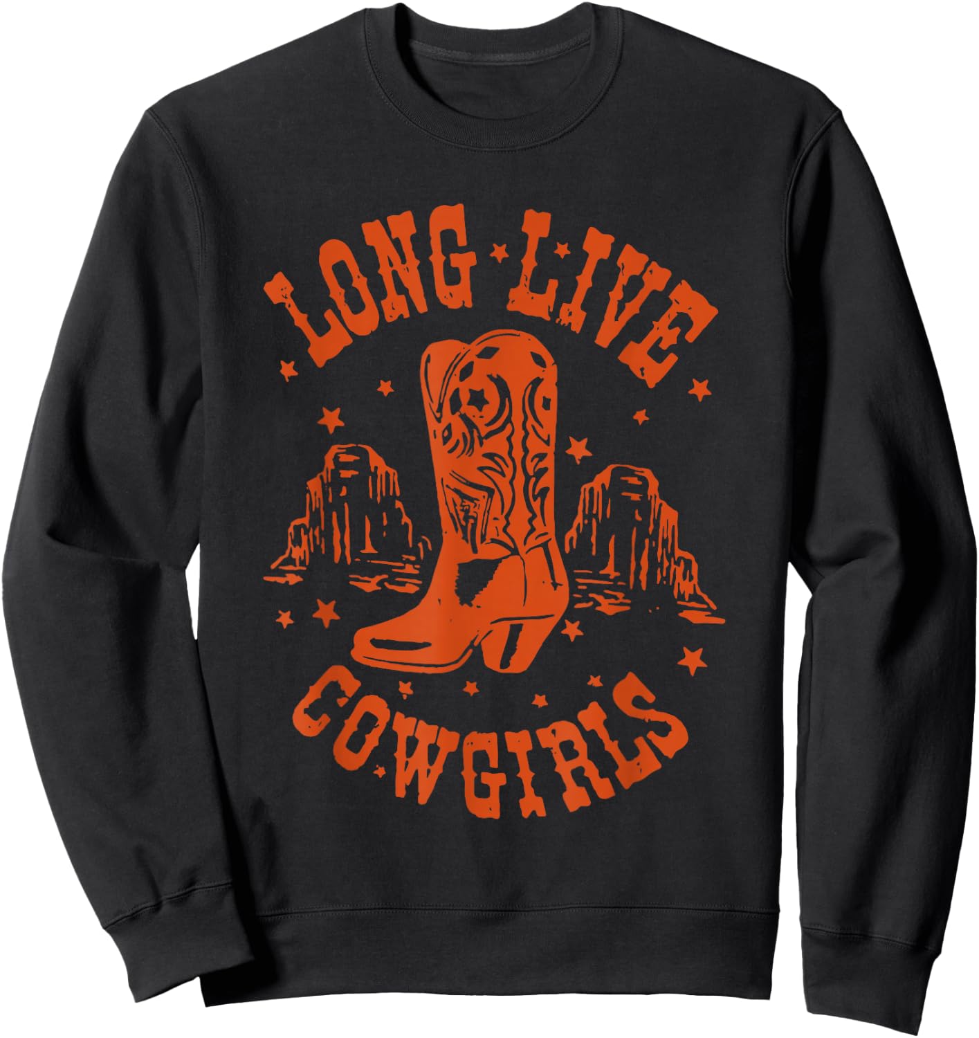 Long Live Howdy Rodeo Western Country Southern Cowgirls Sweatshirt - Sweatshirt | Black