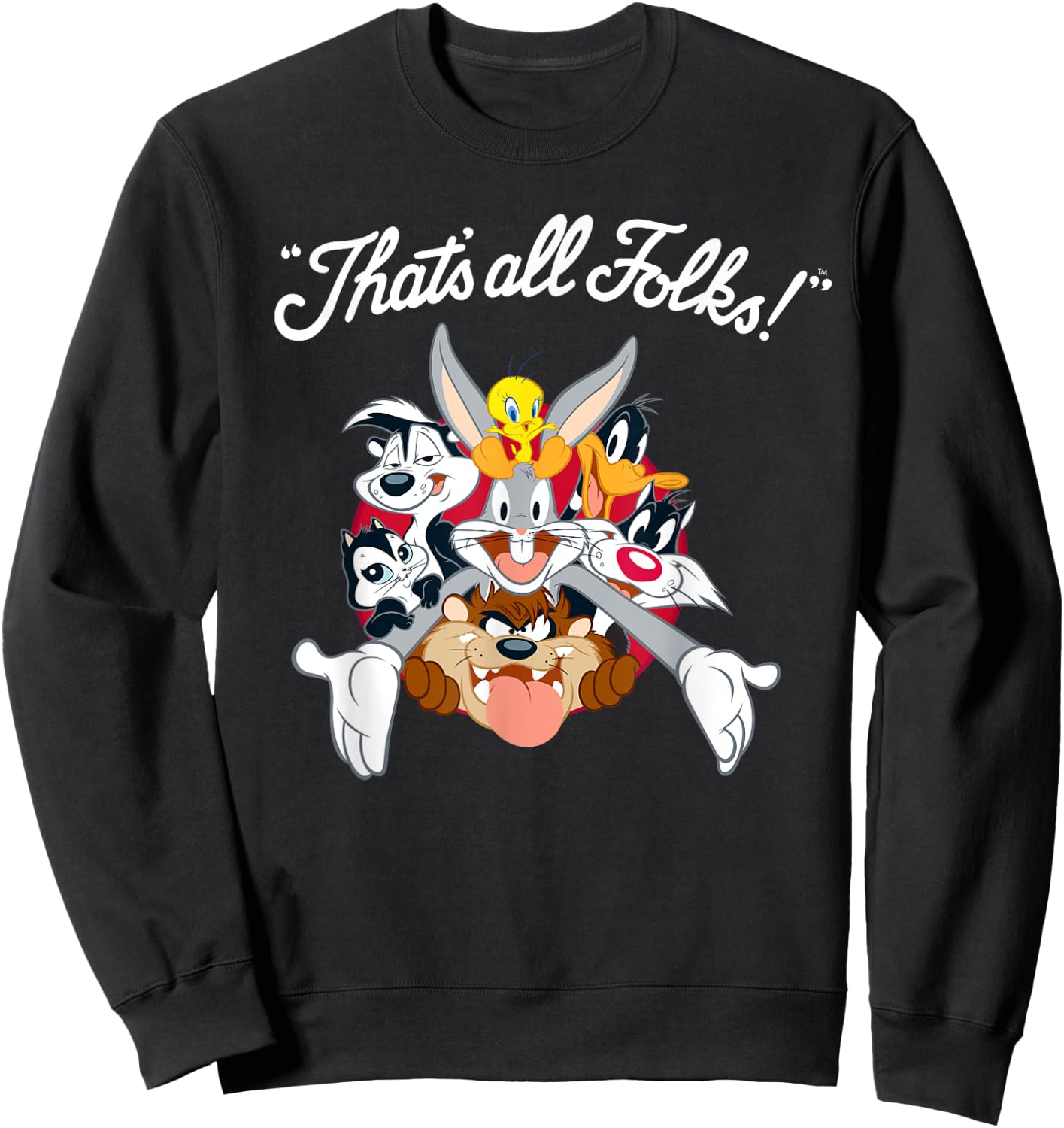 All Stars That's All Folks Sweatshirt - Sweatshirt | Black