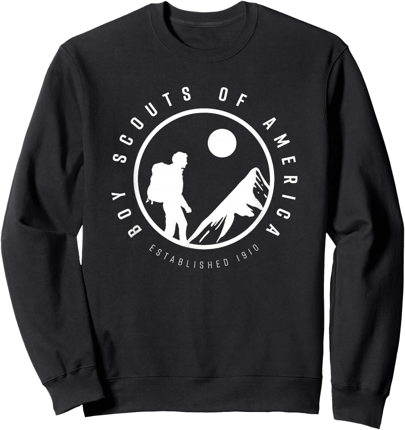 BSA Hiker Silhouette Sweatshirt - Sweatshirt | Black