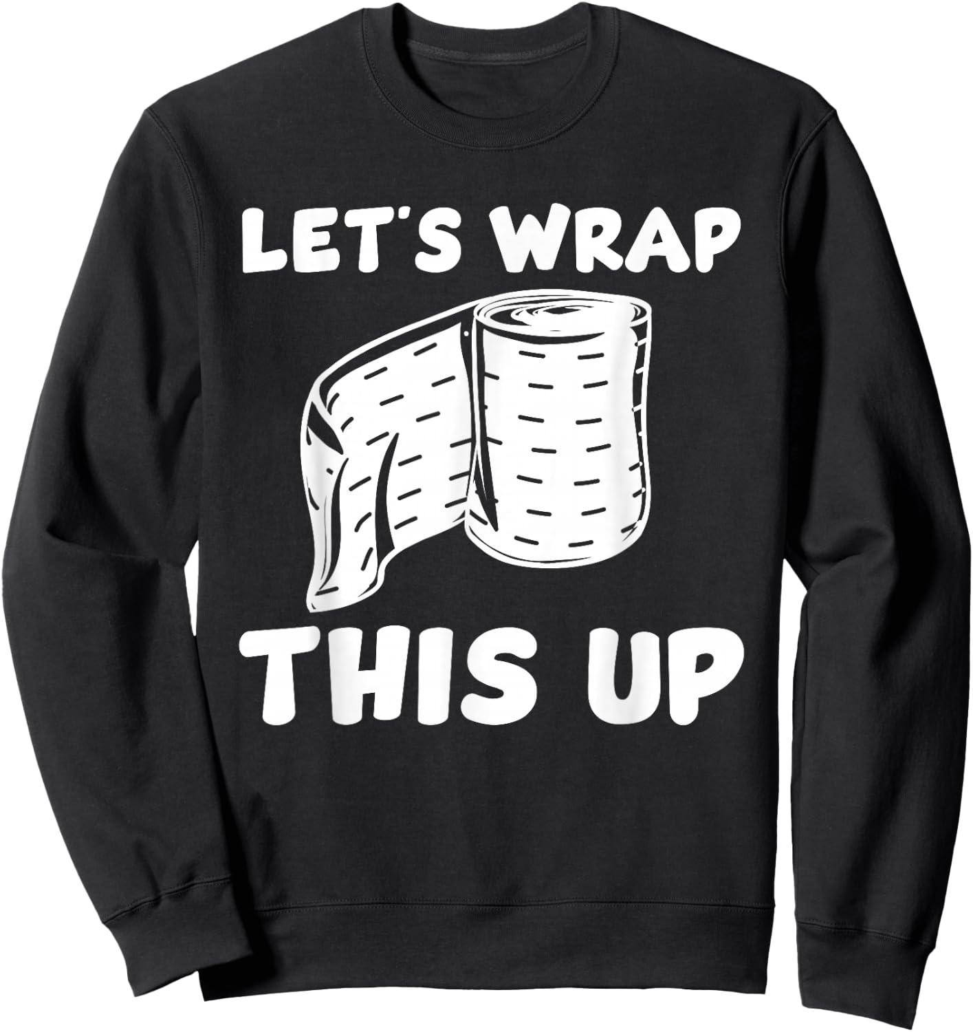 Great Wound Care Nurse Apparel RN Nurses Bandage Sweatshirt - Sweatshirt | Black