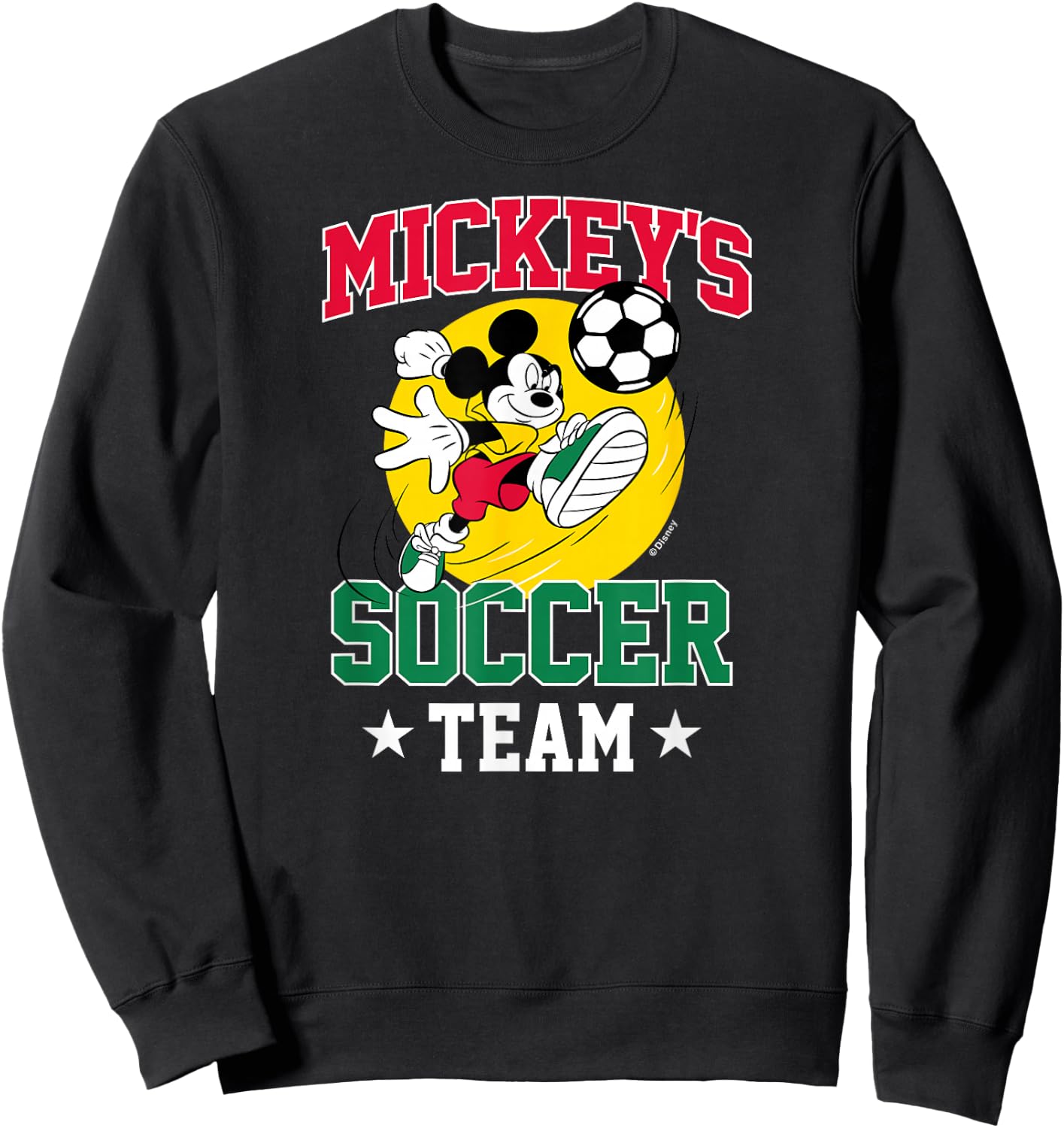 Disney - Mickey's Soccer Team Sweatshirt - Sweatshirt | Black